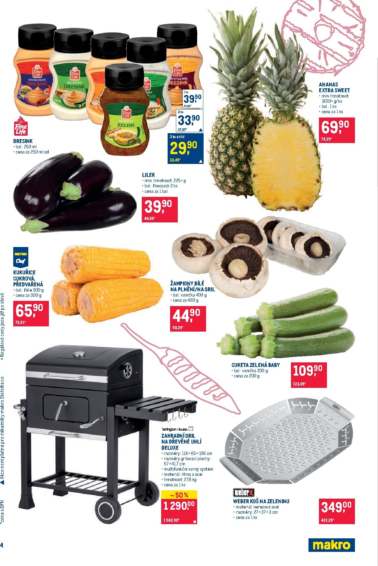 makro - Aktuální Makro - Pro milovníky jídla leták platný od středy 29.07.2026 do úterý 11.08.2026 - page: 4