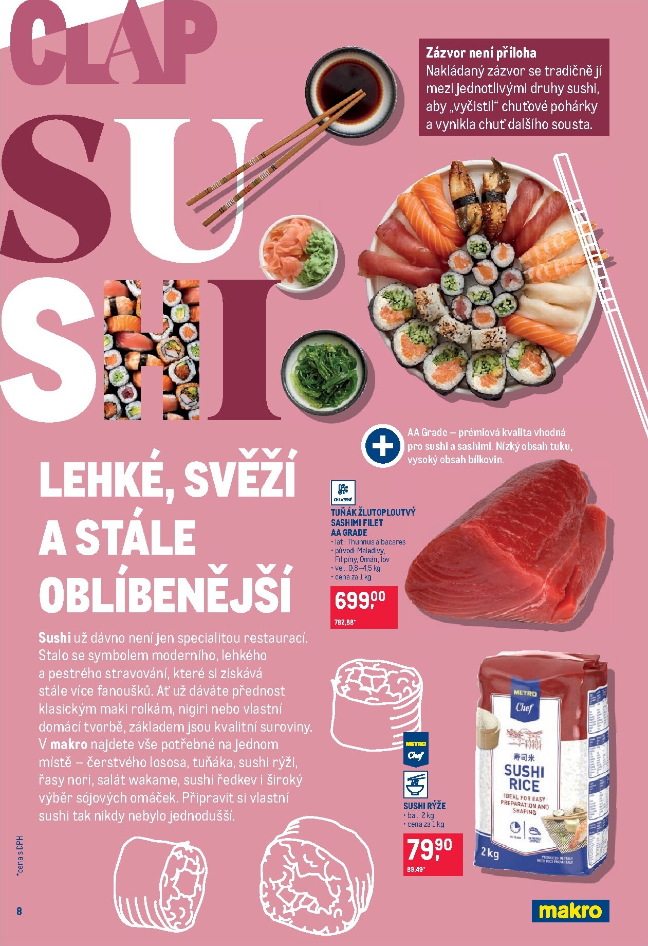 makro - Aktuální Makro - Pro milovníky jídla leták platný od středy 29.07.2026 do úterý 11.08.2026 - page: 8