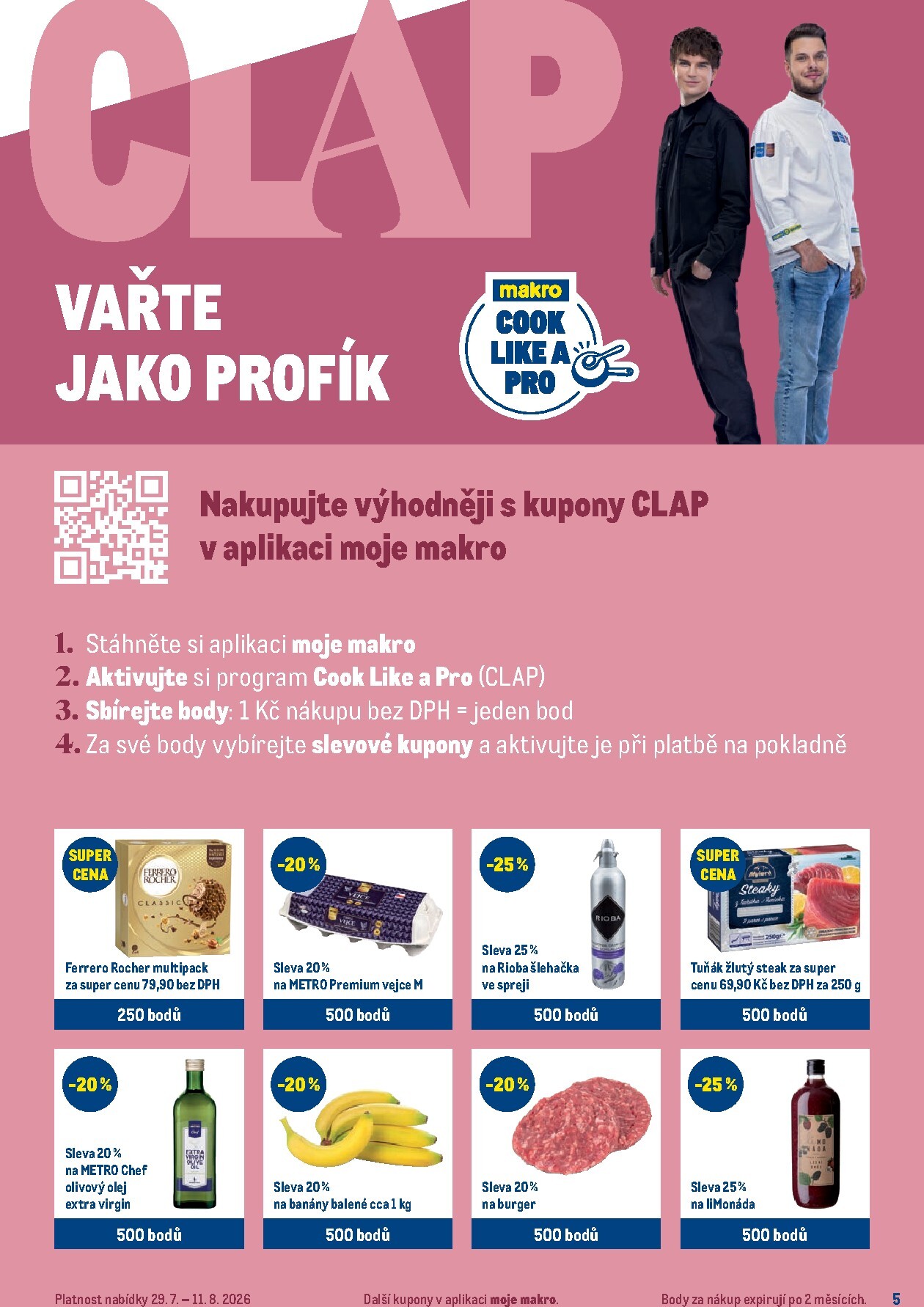 makro - Aktuální Makro - Pro milovníky jídla leták platný od středy 29.07.2026 do úterý 11.08.2026 - page: 5