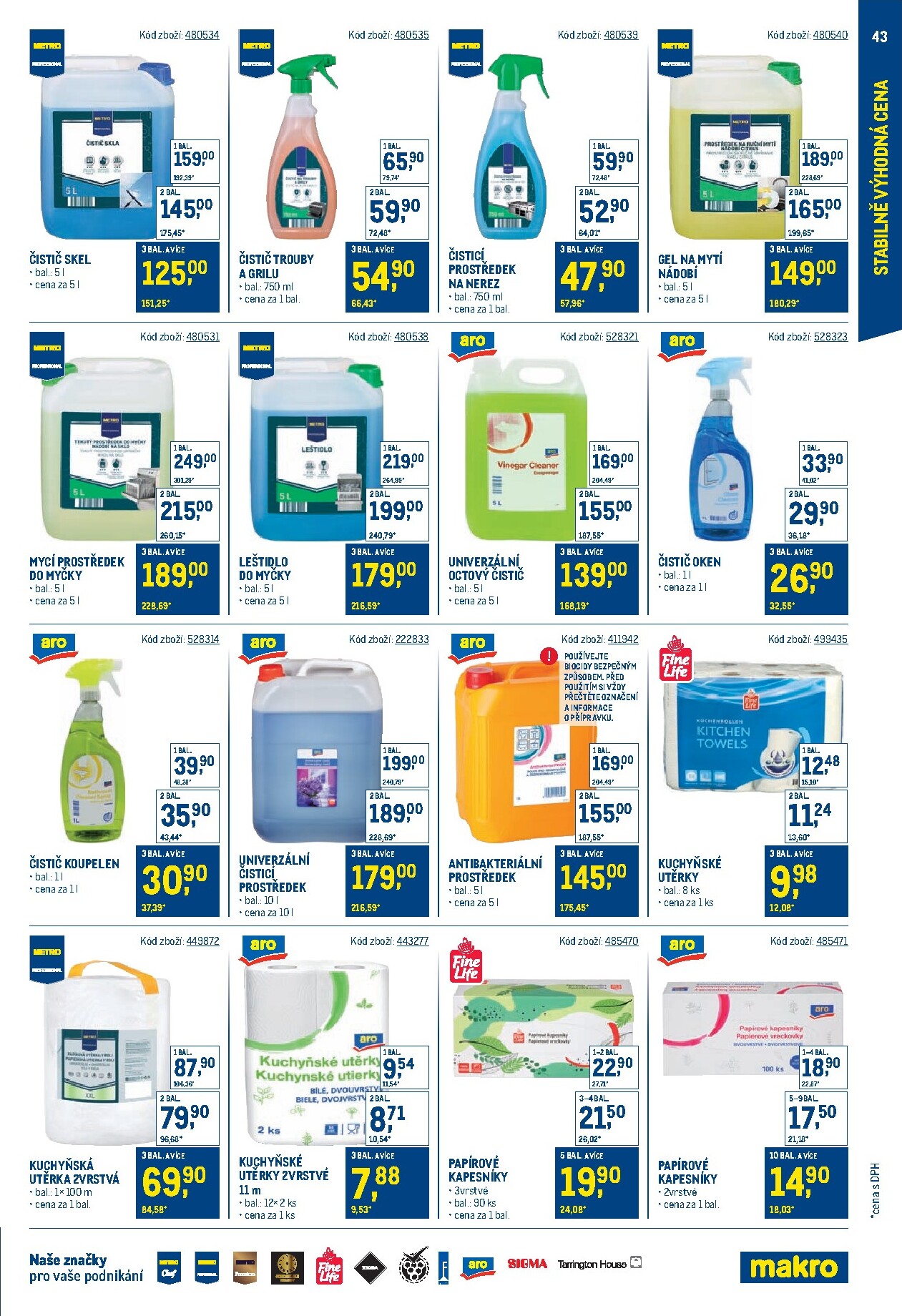 makro - Aktuální Makro - Stabilně výhodná cena Cash & Carry leták platný od pondělí 18.05.2026 do čtvrtka 31.12.2026 - page: 43