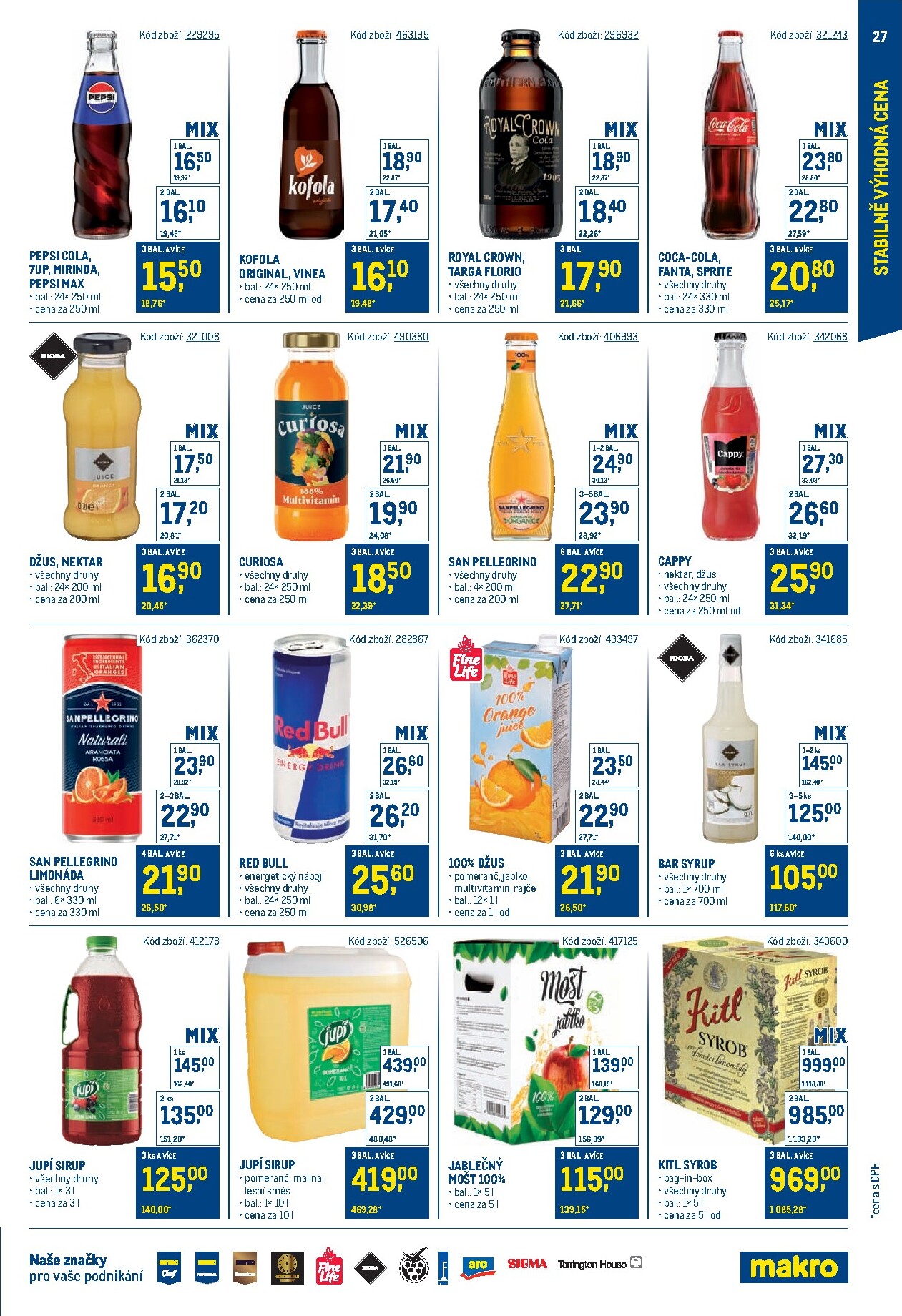 makro - Aktuální Makro - Stabilně výhodná cena Cash & Carry leták platný od pondělí 18.05.2026 do čtvrtka 31.12.2026 - page: 27
