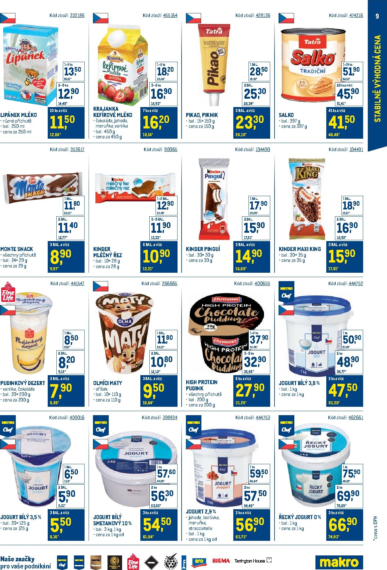 makro - Aktuální Makro - Stabilně výhodná cena Cash & Carry leták platný od pondělí 18.05.2026 do čtvrtka 31.12.2026 - page: 9