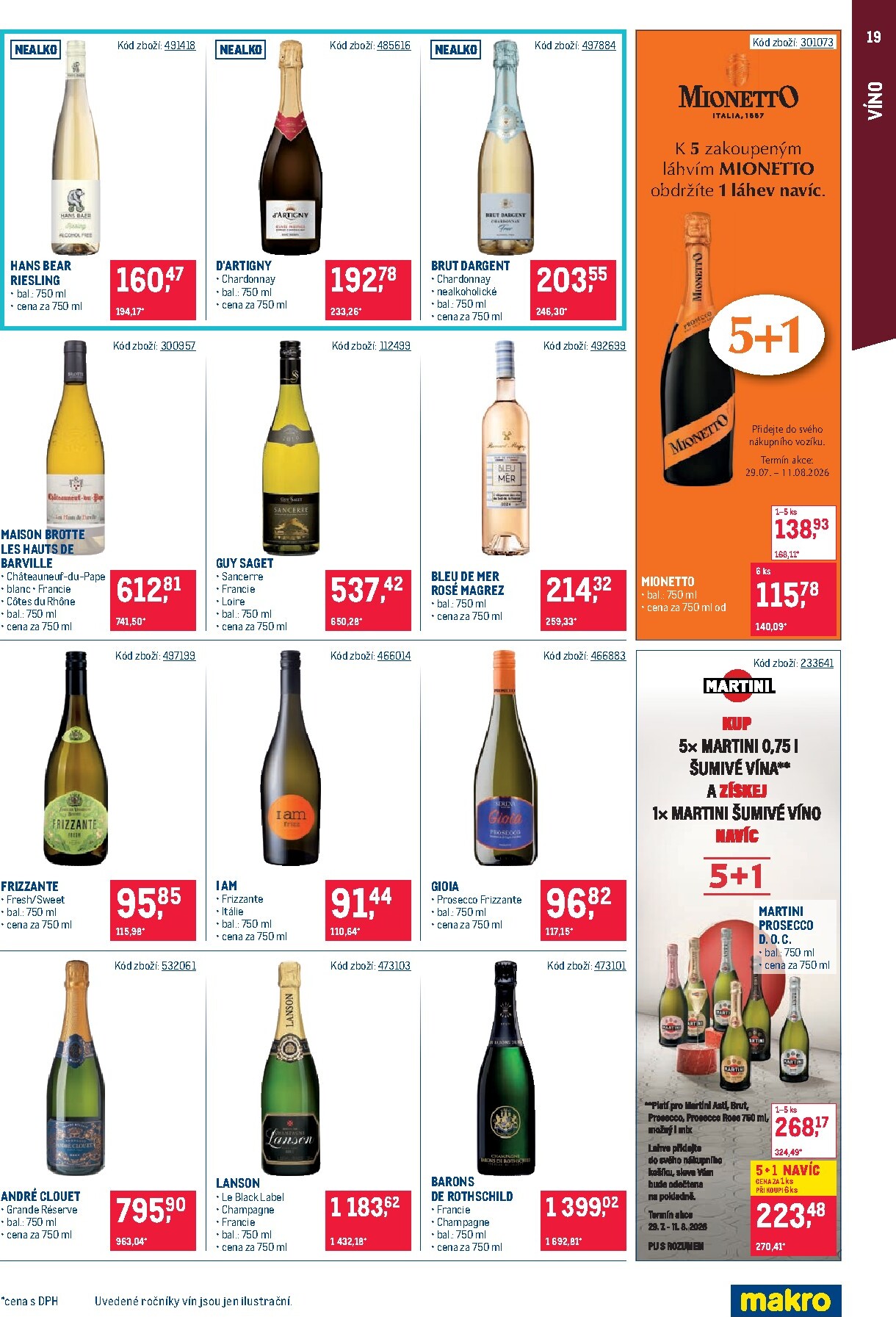 makro - Aktuální Makro - Gastronomie Distribuce leták platný od úterý 28.07.2026 do pondělí 10.08.2026 - page: 19