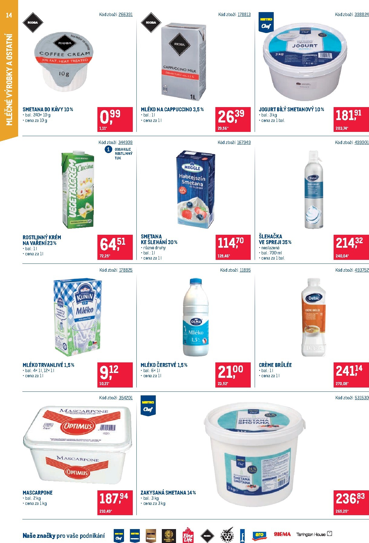 makro - Aktuální Makro - Gastronomie Distribuce leták platný od úterý 28.07.2026 do pondělí 10.08.2026 - page: 14