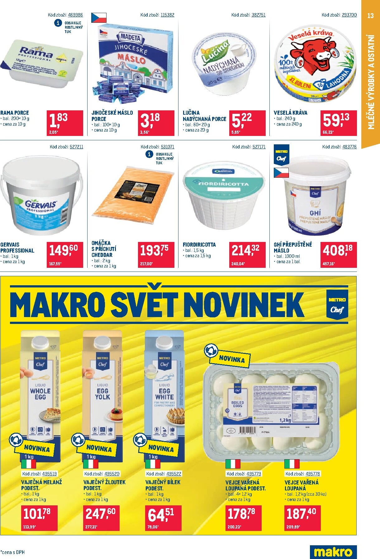 makro - Aktuální Makro - Gastronomie Distribuce leták platný od úterý 28.07.2026 do pondělí 10.08.2026 - page: 13