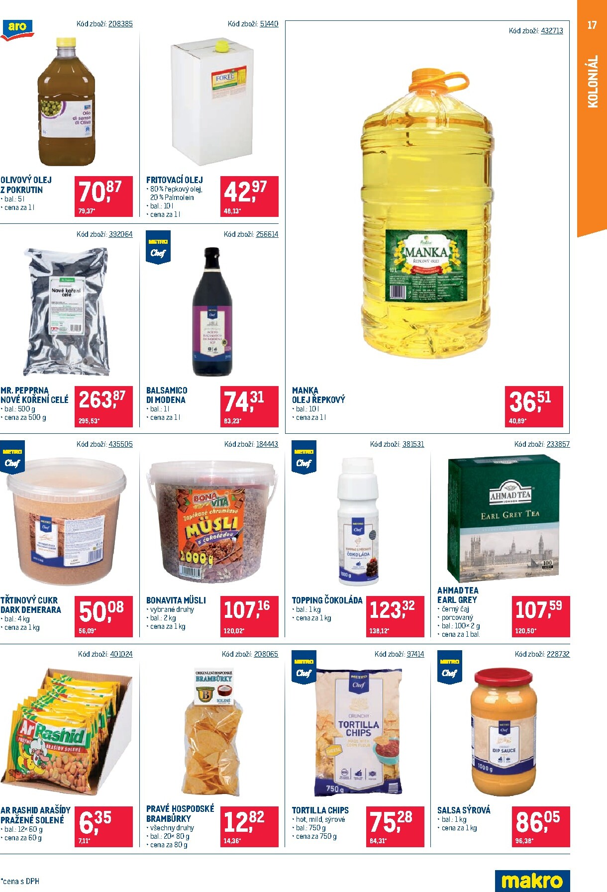 makro - Aktuální Makro - Gastronomie Distribuce leták platný od úterý 28.07.2026 do pondělí 10.08.2026 - page: 17