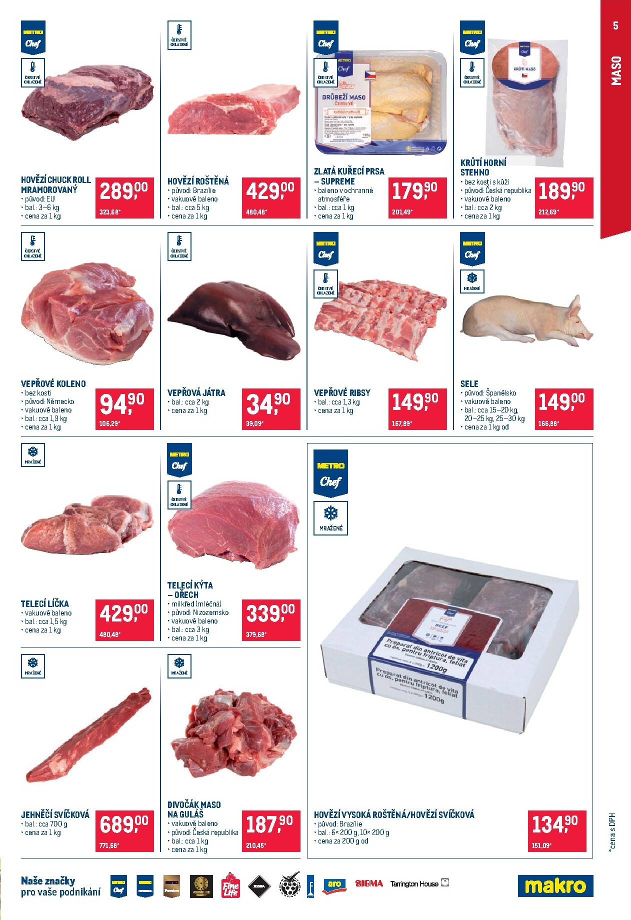 makro - Aktuální Makro - Gastronomie Cash & Carry leták platný od středy 29.07.2026 do úterý 11.08.2026 - page: 5