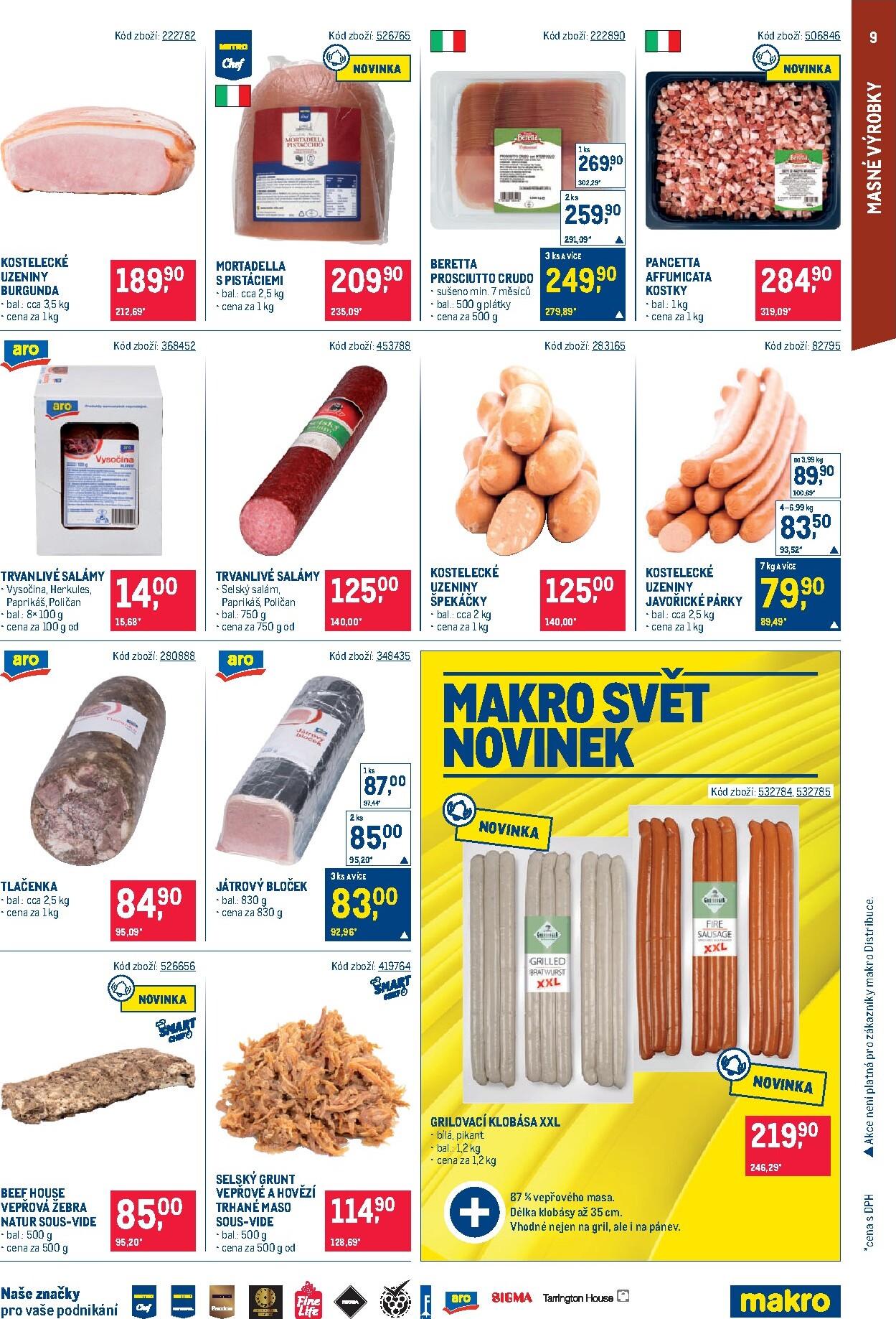 makro - Aktuální Makro - Gastronomie Cash & Carry leták platný od středy 29.07.2026 do úterý 11.08.2026 - page: 9