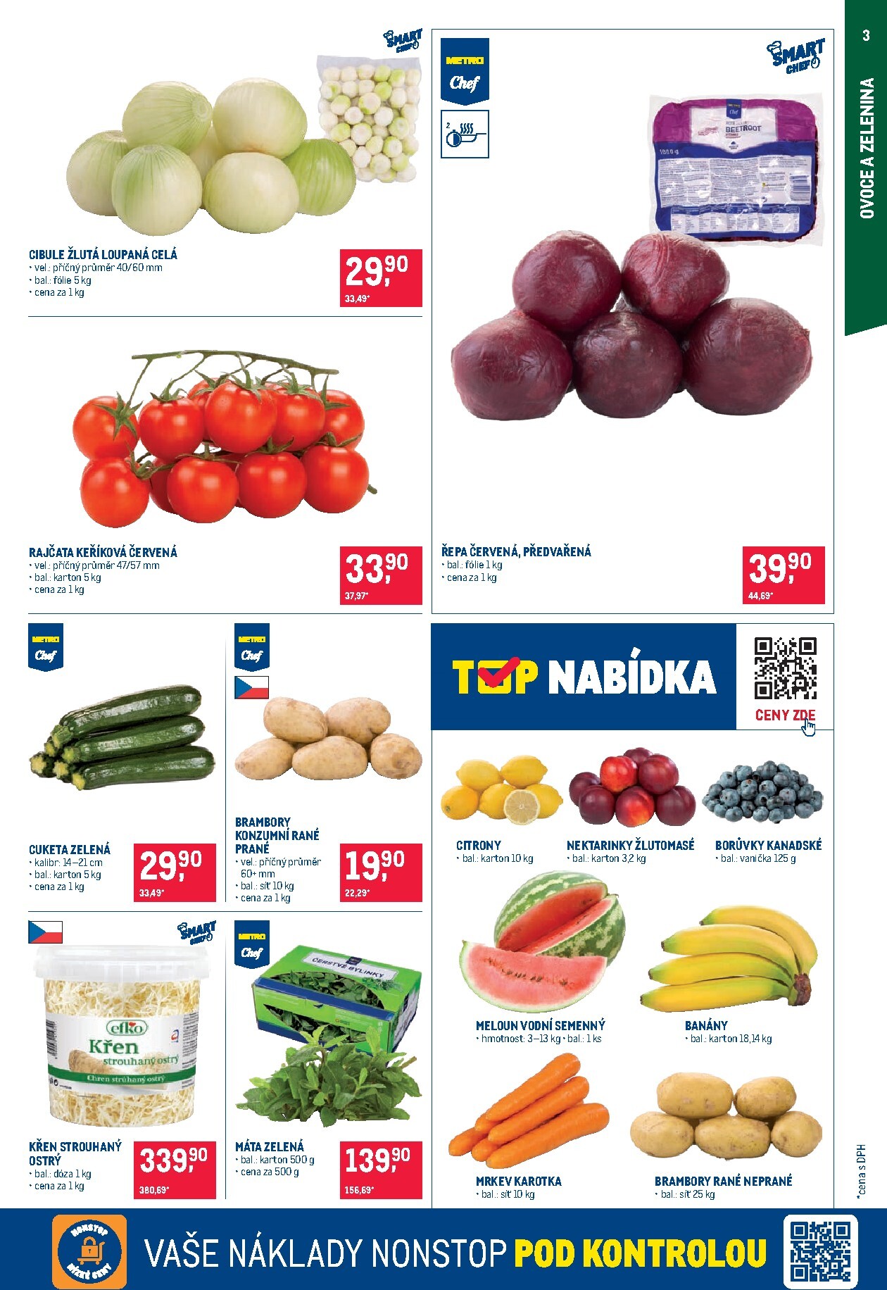 makro - Aktuální Makro - Gastronomie Cash & Carry leták platný od středy 29.07.2026 do úterý 11.08.2026 - page: 3