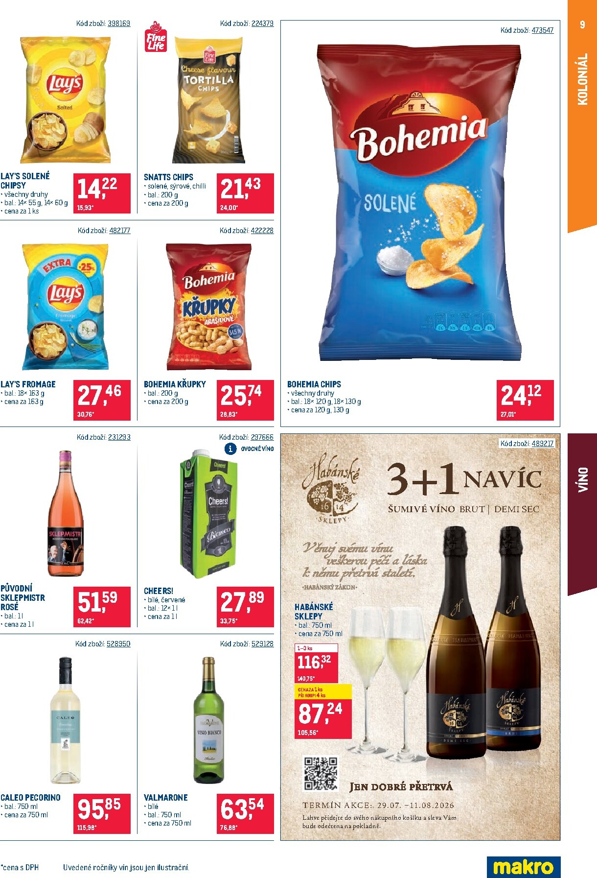 makro - Aktuální Makro - Maloobchod Distribuce leták platný od úterý 28.07.2026 do pondělí 10.08.2026 - page: 9