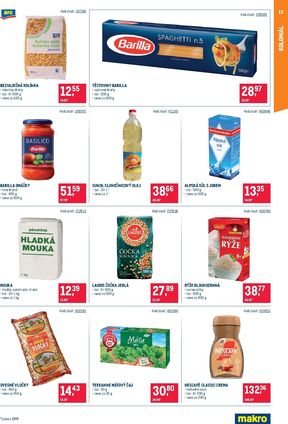 makro - Aktuální Makro - Maloobchod Distribuce leták platný od úterý 28.07.2026 do pondělí 10.08.2026 - page: 13