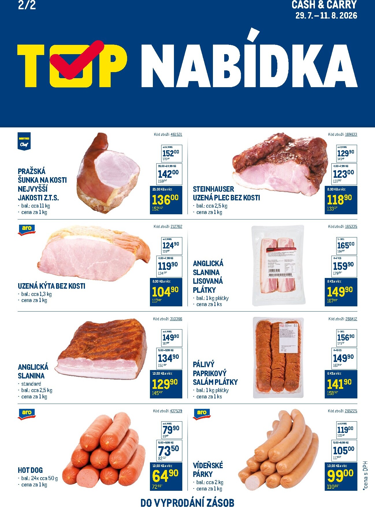 makro - Aktuální Makro - TOP uzeniny leták platný od středy 29.07.2026 do úterý 11.08.2026 - page: 2