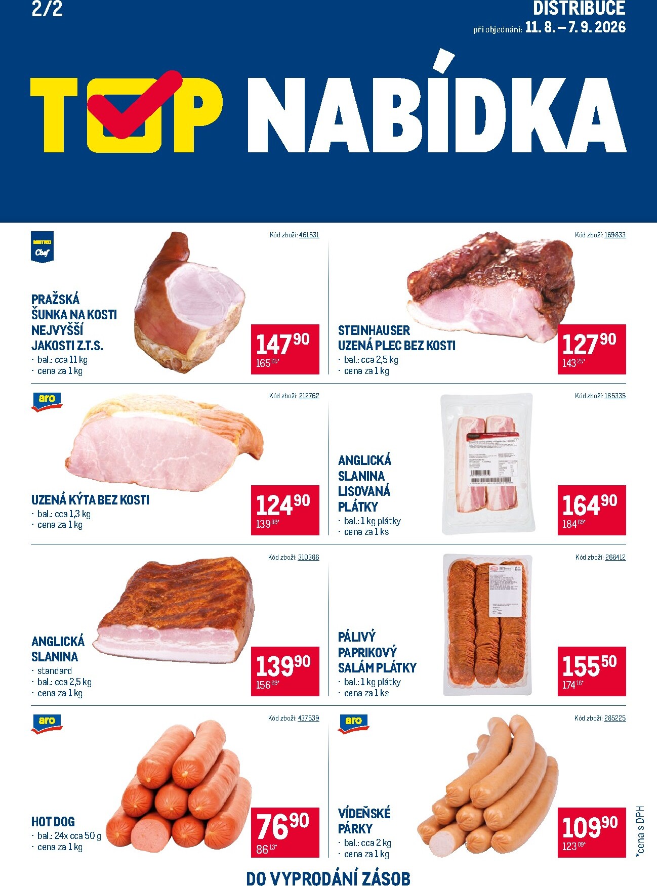 makro - Aktuální Makro - TOP nabídka Distribuce leták platný od úterý 11.08.2026 do pondělí 07.09.2026 - page: 2