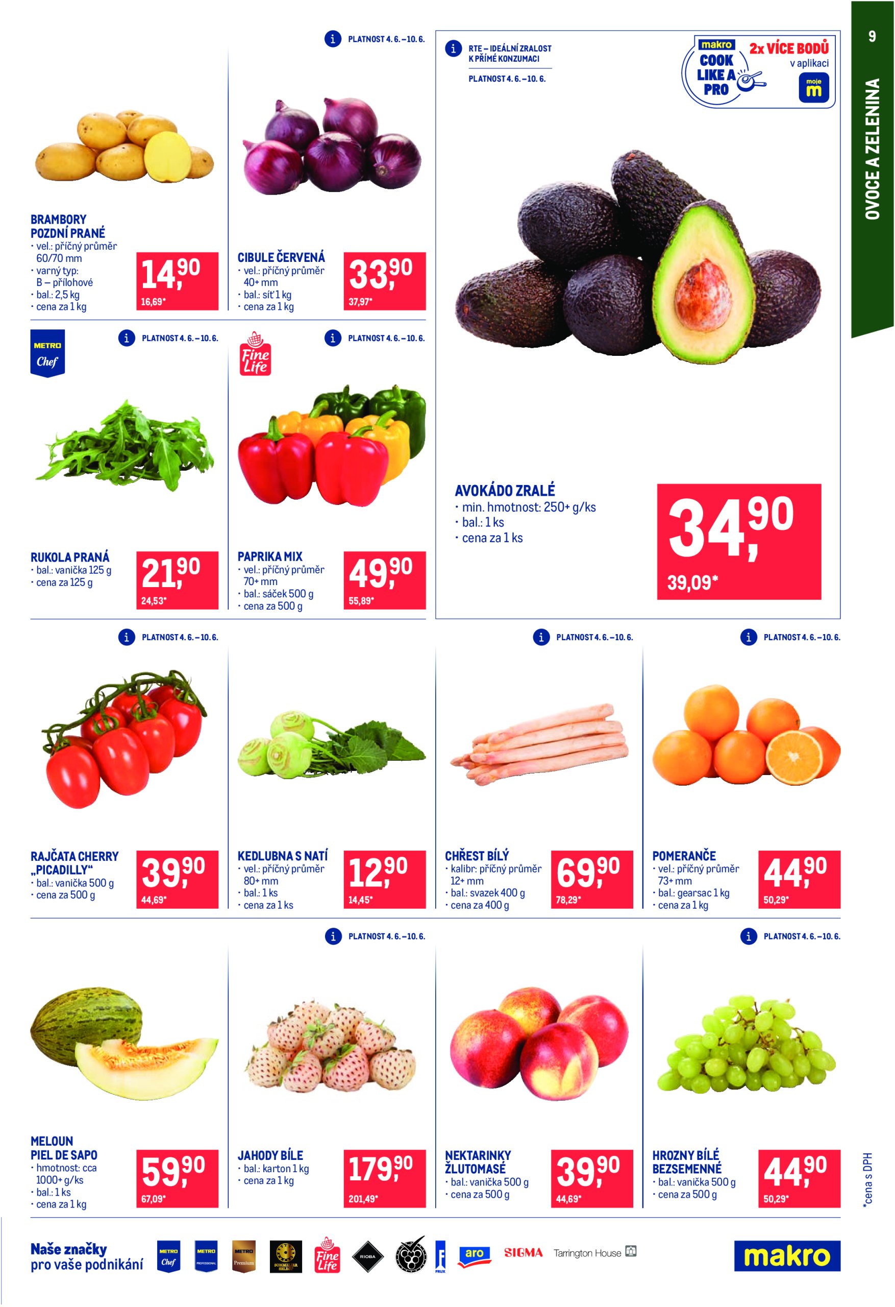 makro - Leták Makro - Pro milovníky jídla od 04.06. do 17.06. - page: 9