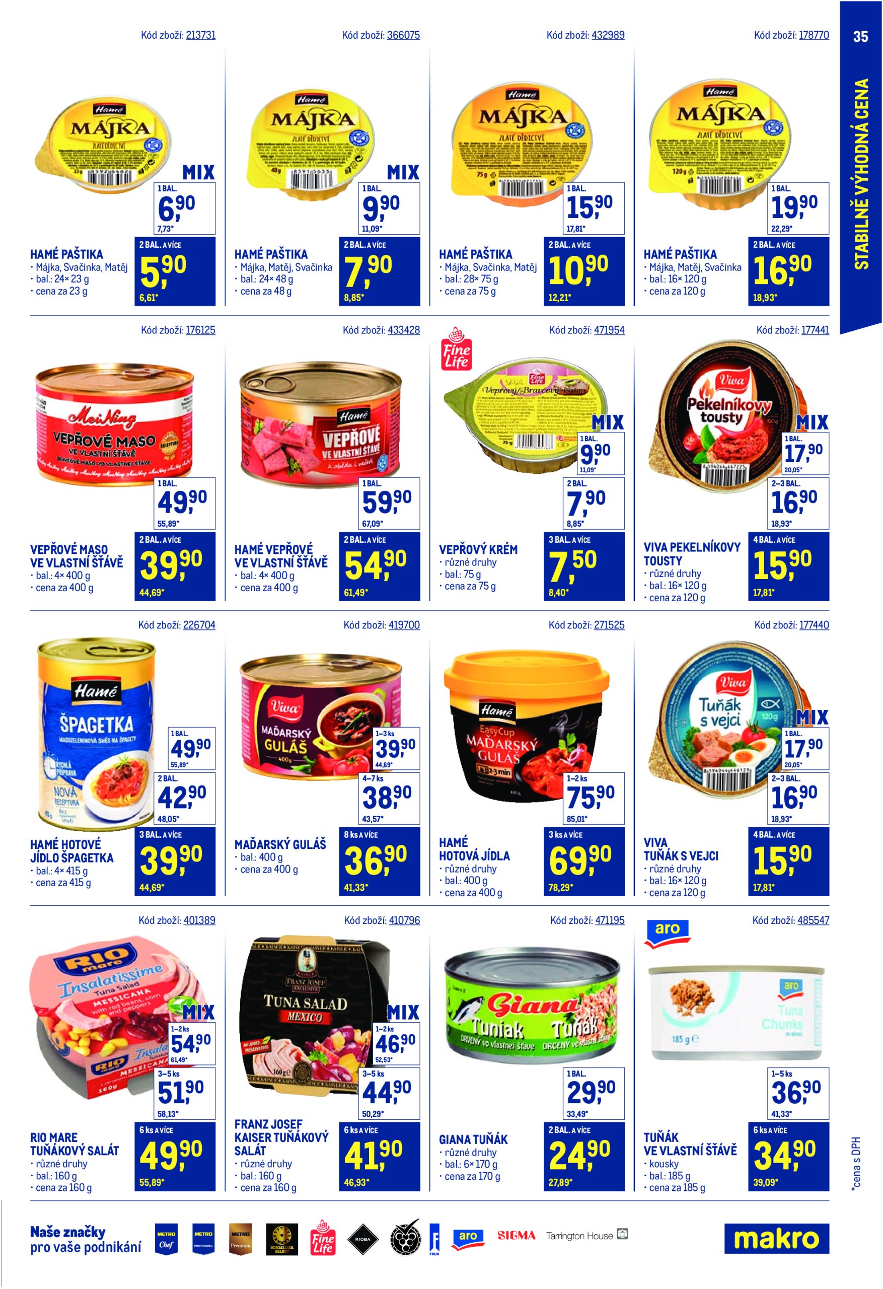 makro - Leták Makro - Stabilně výhodná cena Maloobchod od 21.05. do 29.07. - page: 35 makro - Leták Makro - Stabilně výhodná cena Maloobchod od 21.05. do 29.07. - page: 35