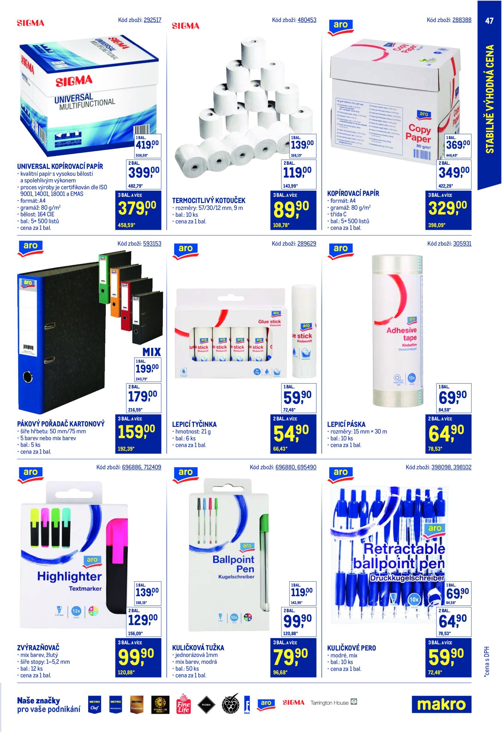 makro - Leták Makro - Stabilně výhodná cena Maloobchod od 21.05. do 29.07. - page: 47 makro - Leták Makro - Stabilně výhodná cena Maloobchod od 21.05. do 29.07. - page: 47