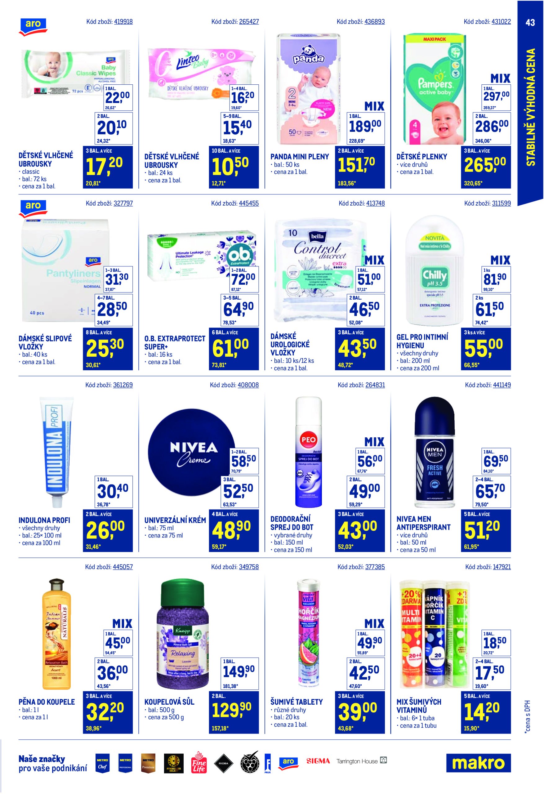 makro - Leták Makro - Stabilně výhodná cena Maloobchod od 21.05. do 29.07. - page: 43 makro - Leták Makro - Stabilně výhodná cena Maloobchod od 21.05. do 29.07. - page: 43