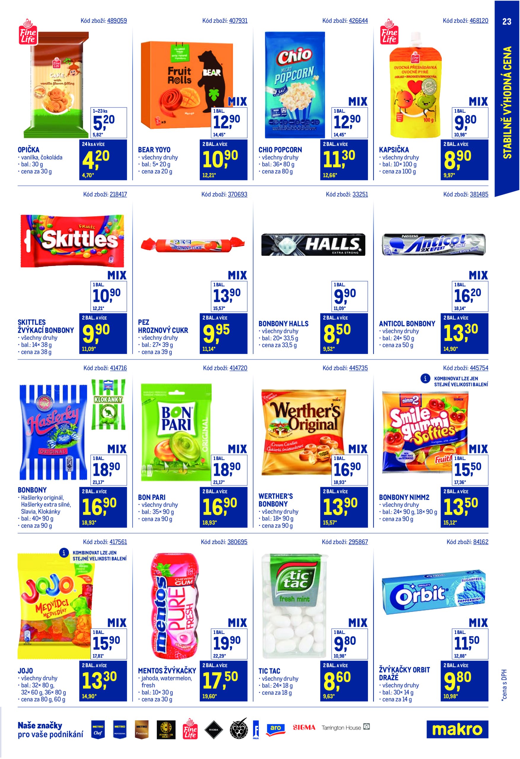 makro - Leták Makro - Stabilně výhodná cena Maloobchod od 21.05. do 29.07. - page: 23 makro - Leták Makro - Stabilně výhodná cena Maloobchod od 21.05. do 29.07. - page: 23
