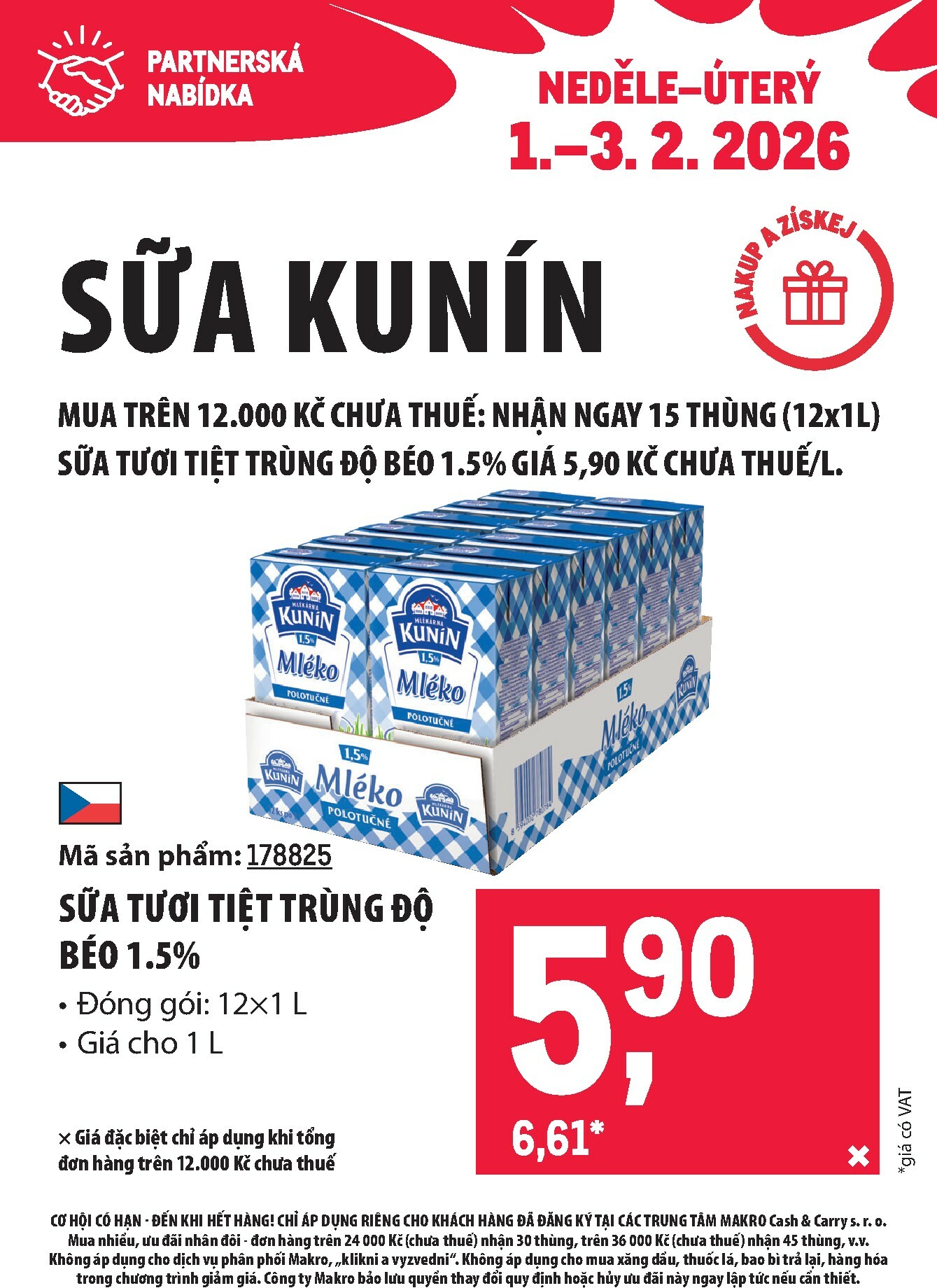 makro - Makro - Partnerská nabídka leták platný od neděle 01.02.2026 do úterý 03.02.2026 - page: 3