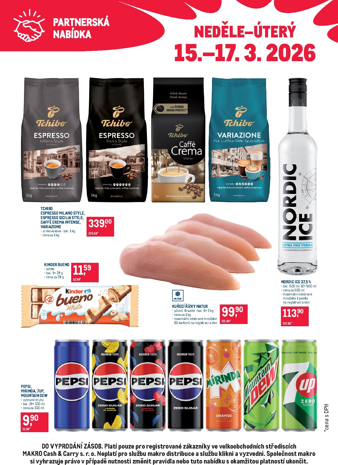 makro - Makro - Partnerská nabídka leták platný od neděle 15.03.2026 do úterý 17.03.2026