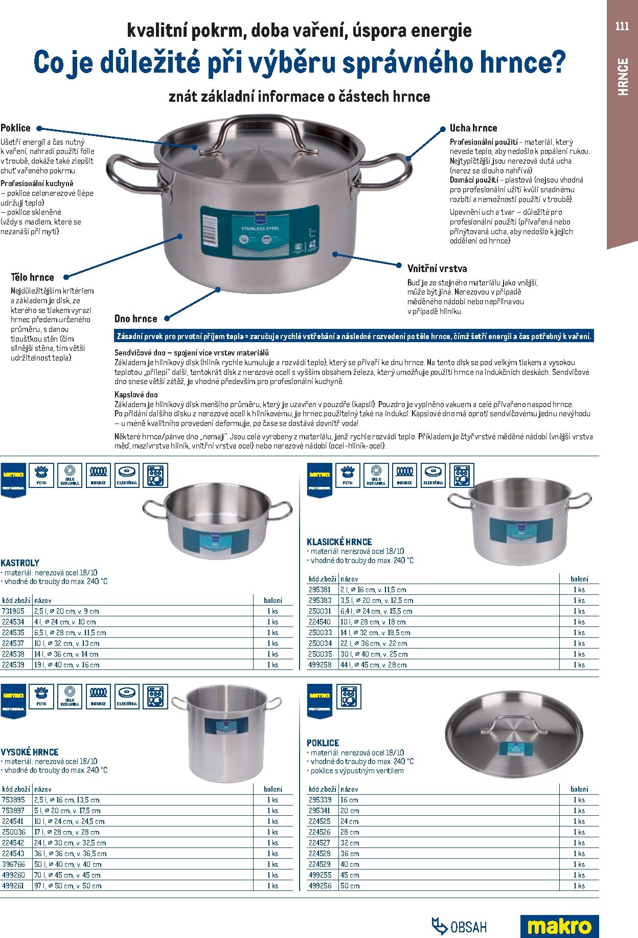makro - Makro - Gastro vybavení a zařízení leták platný od neděle 01.02.2026 do neděle 31.01.2027 - page: 111