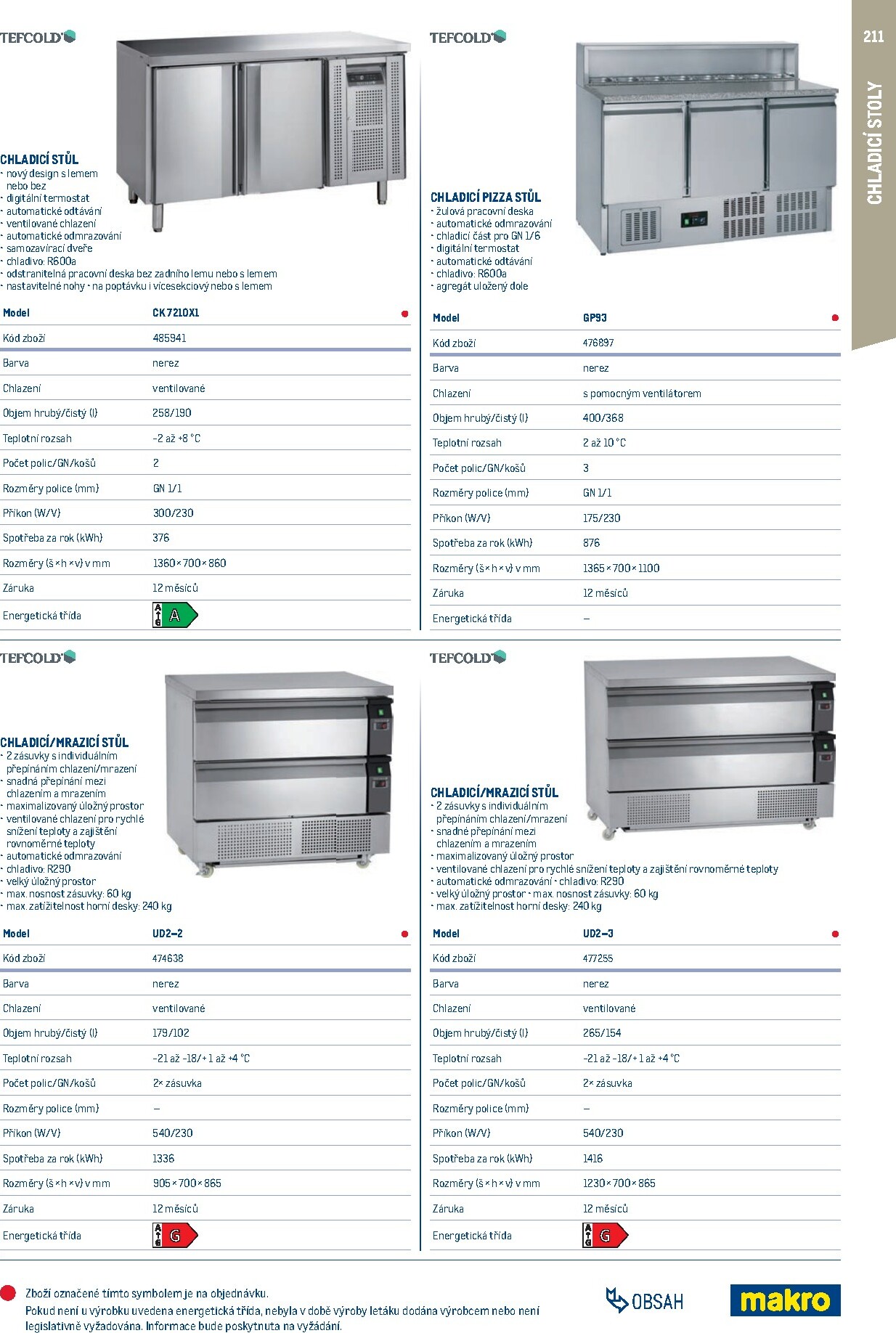 makro - Makro - Gastro vybavení a zařízení leták platný od neděle 01.02.2026 do neděle 31.01.2027 - page: 211