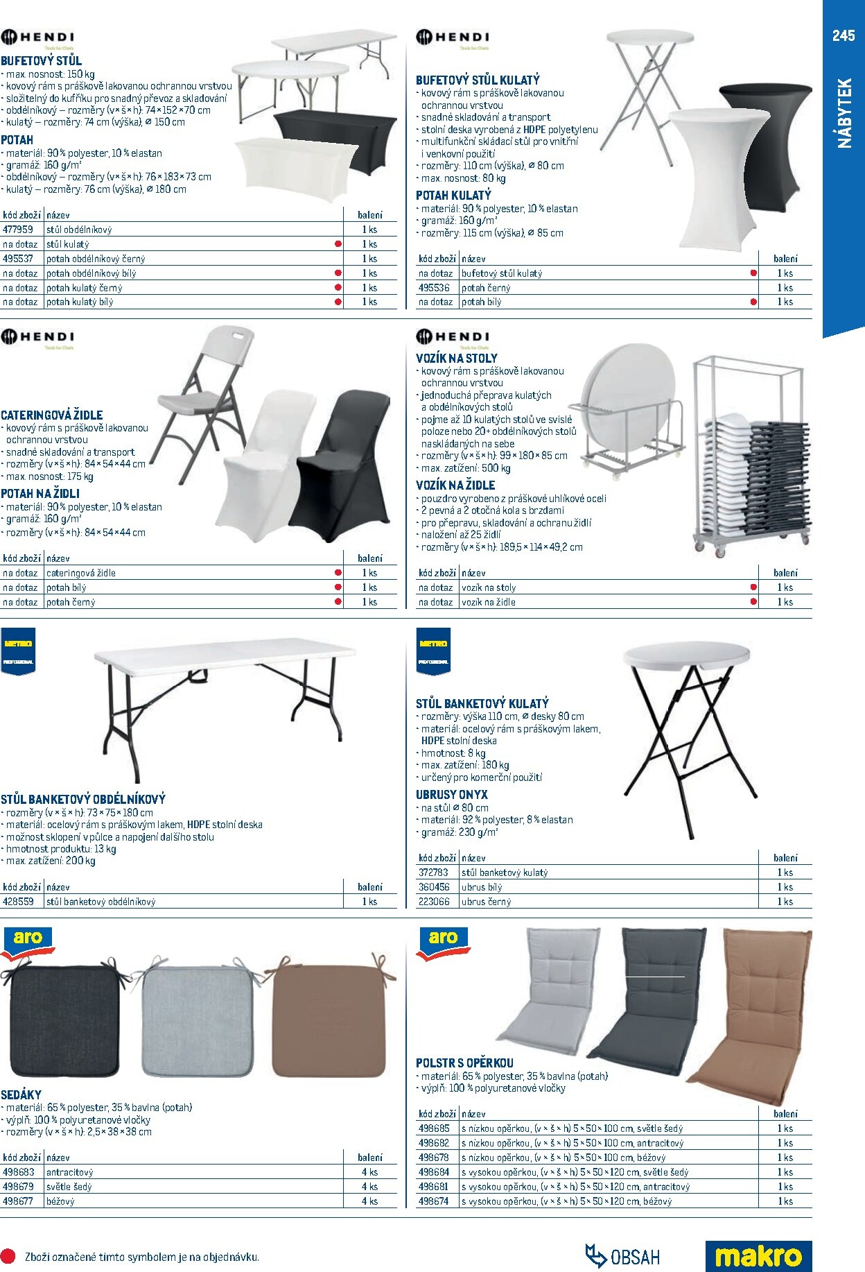 makro - Makro - Gastro vybavení a zařízení leták platný od neděle 01.02.2026 do neděle 31.01.2027 - page: 245