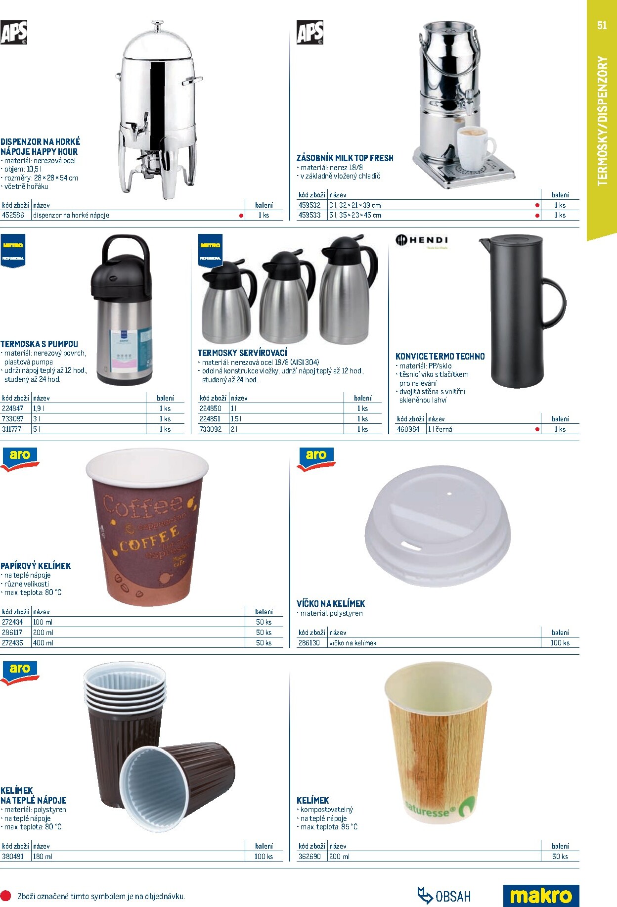 makro - Makro - Gastro vybavení a zařízení leták platný od neděle 01.02.2026 do neděle 31.01.2027 - page: 51