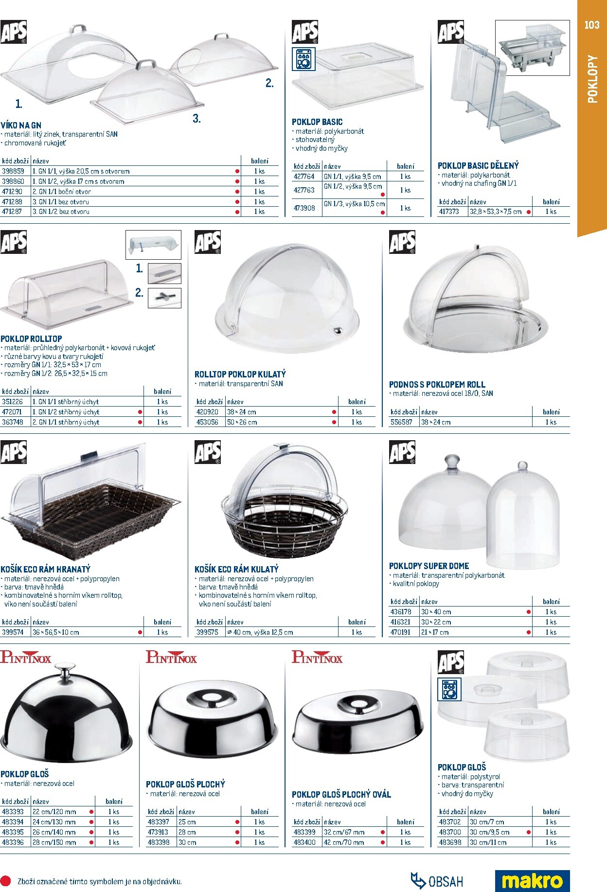 makro - Makro - Gastro vybavení a zařízení leták platný od neděle 01.02.2026 do neděle 31.01.2027 - page: 103