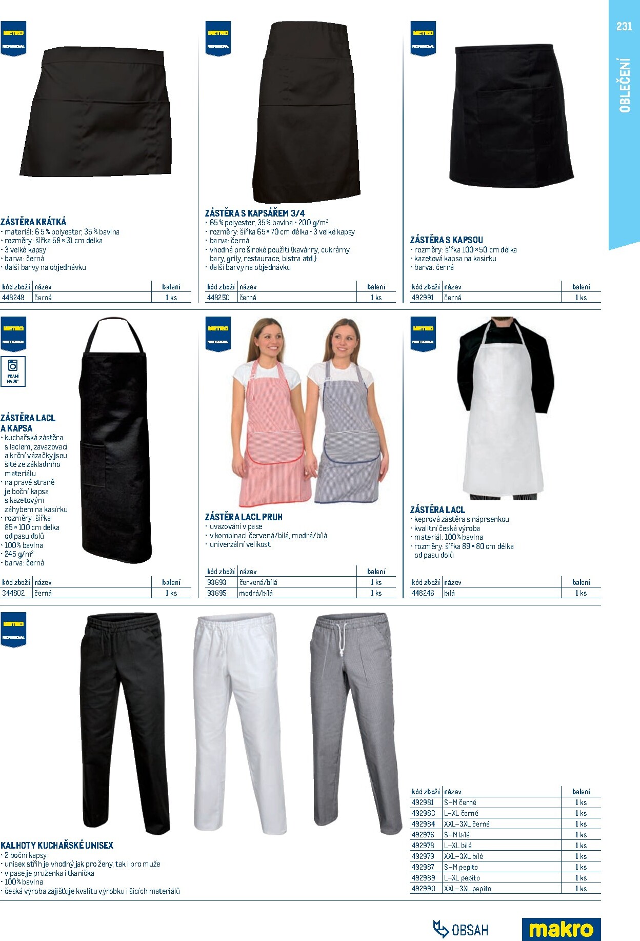 makro - Makro - Gastro vybavení a zařízení leták platný od neděle 01.02.2026 do neděle 31.01.2027 - page: 231