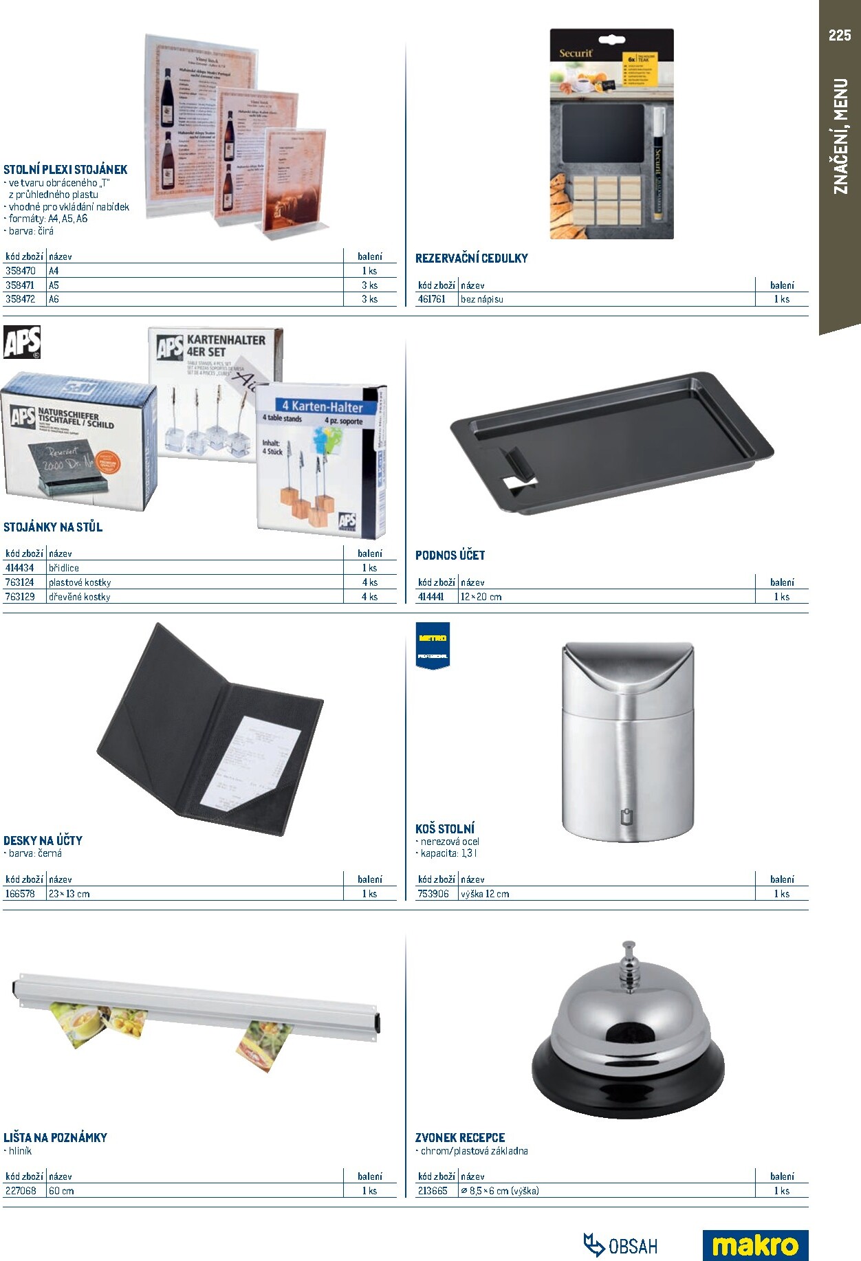 makro - Makro - Gastro vybavení a zařízení leták platný od neděle 01.02.2026 do neděle 31.01.2027 - page: 225