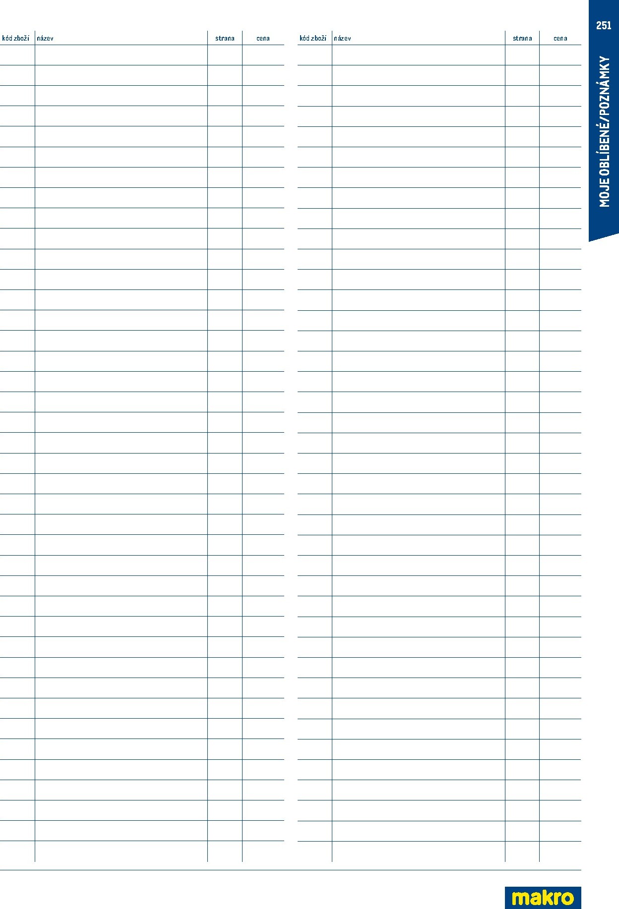 makro - Makro - Gastro vybavení a zařízení leták platný od neděle 01.02.2026 do neděle 31.01.2027 - page: 251