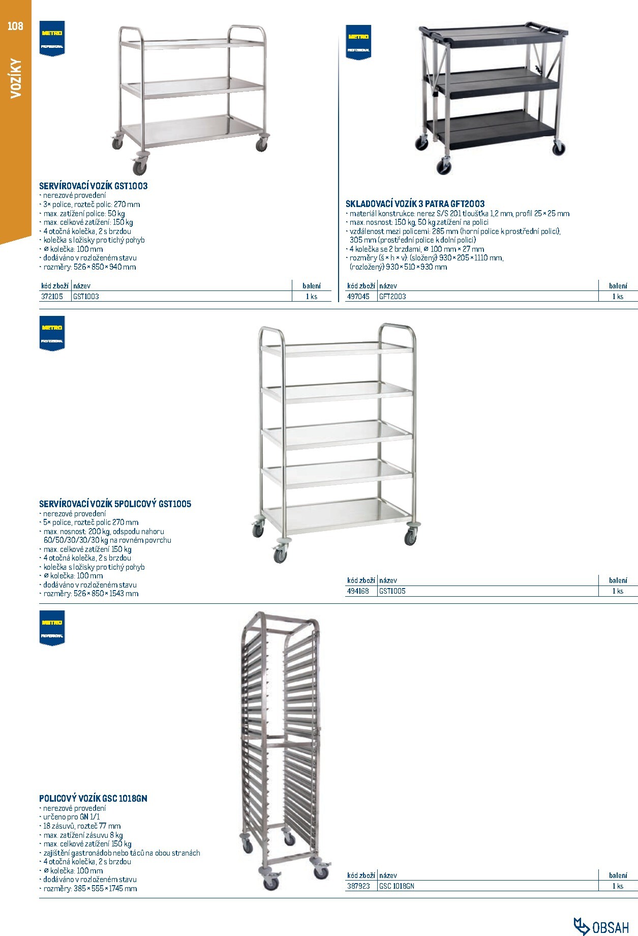 makro - Makro - Gastro vybavení a zařízení leták platný od neděle 01.02.2026 do neděle 31.01.2027 - page: 108