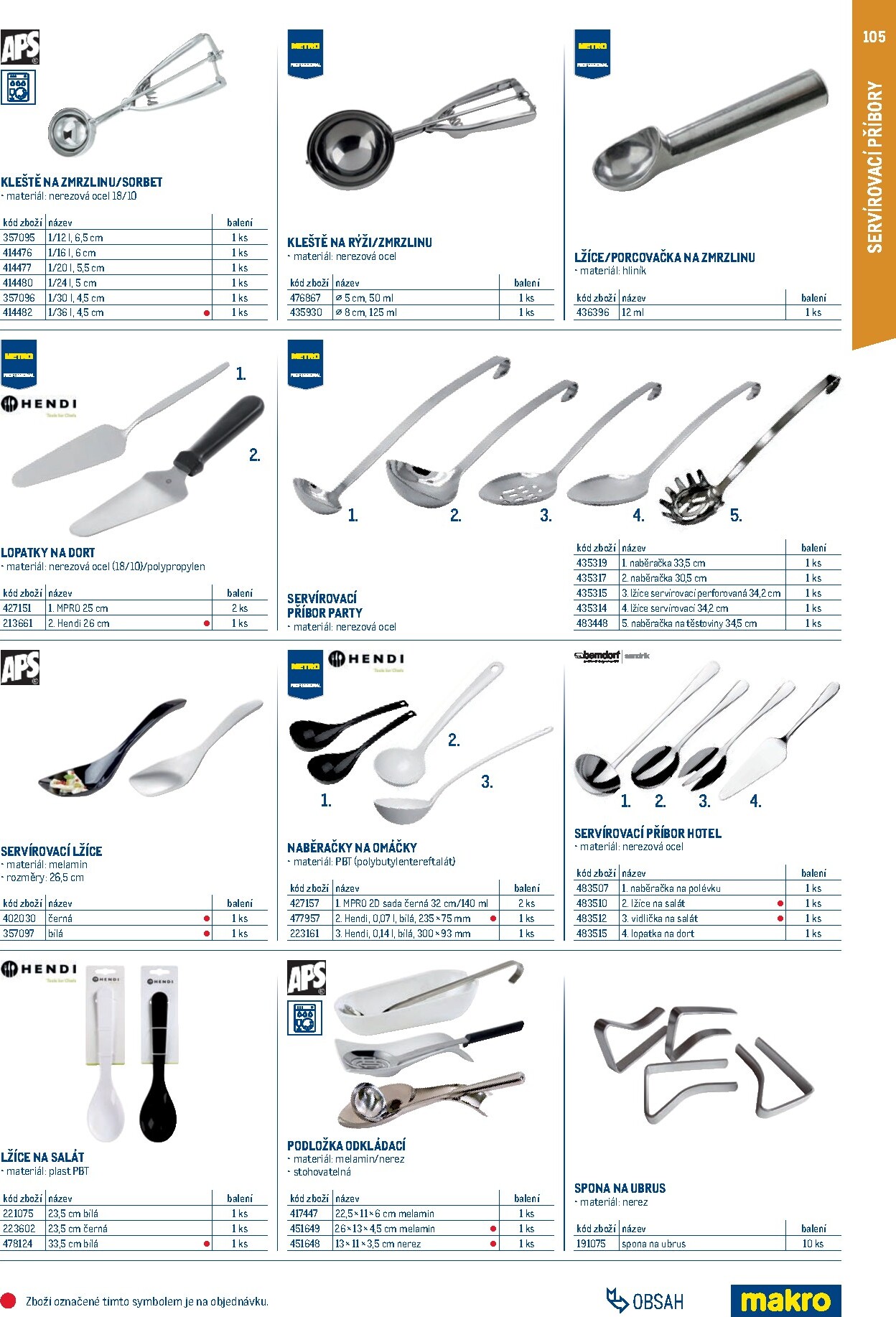 makro - Makro - Gastro vybavení a zařízení leták platný od neděle 01.02.2026 do neděle 31.01.2027 - page: 105