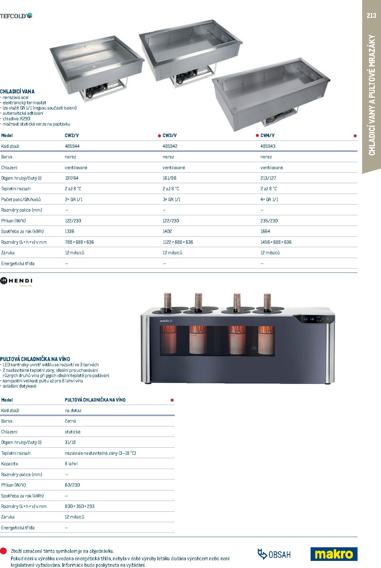 makro - Makro - Gastro vybavení a zařízení leták platný od neděle 01.02.2026 do neděle 31.01.2027 - page: 213