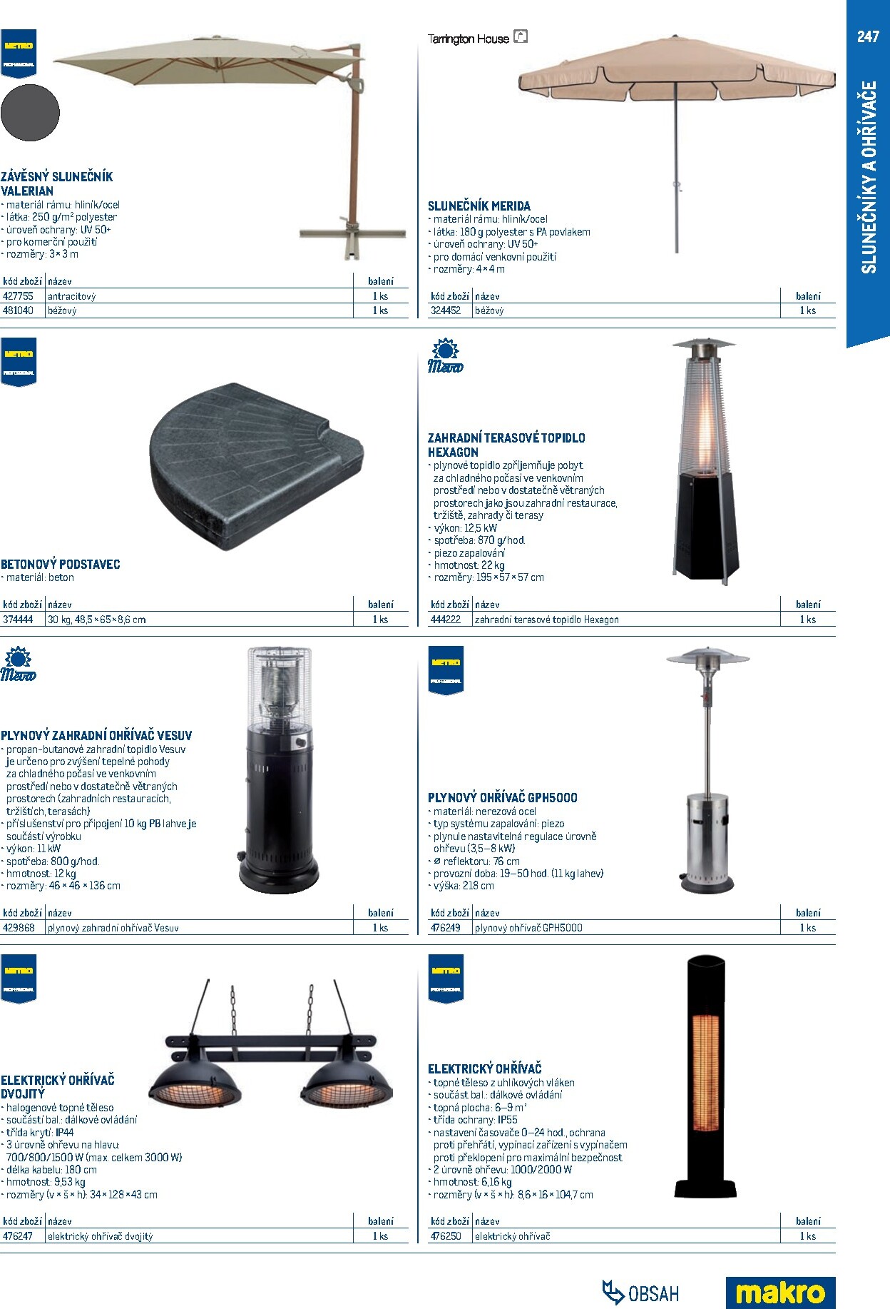 makro - Makro - Gastro vybavení a zařízení leták platný od neděle 01.02.2026 do neděle 31.01.2027 - page: 247