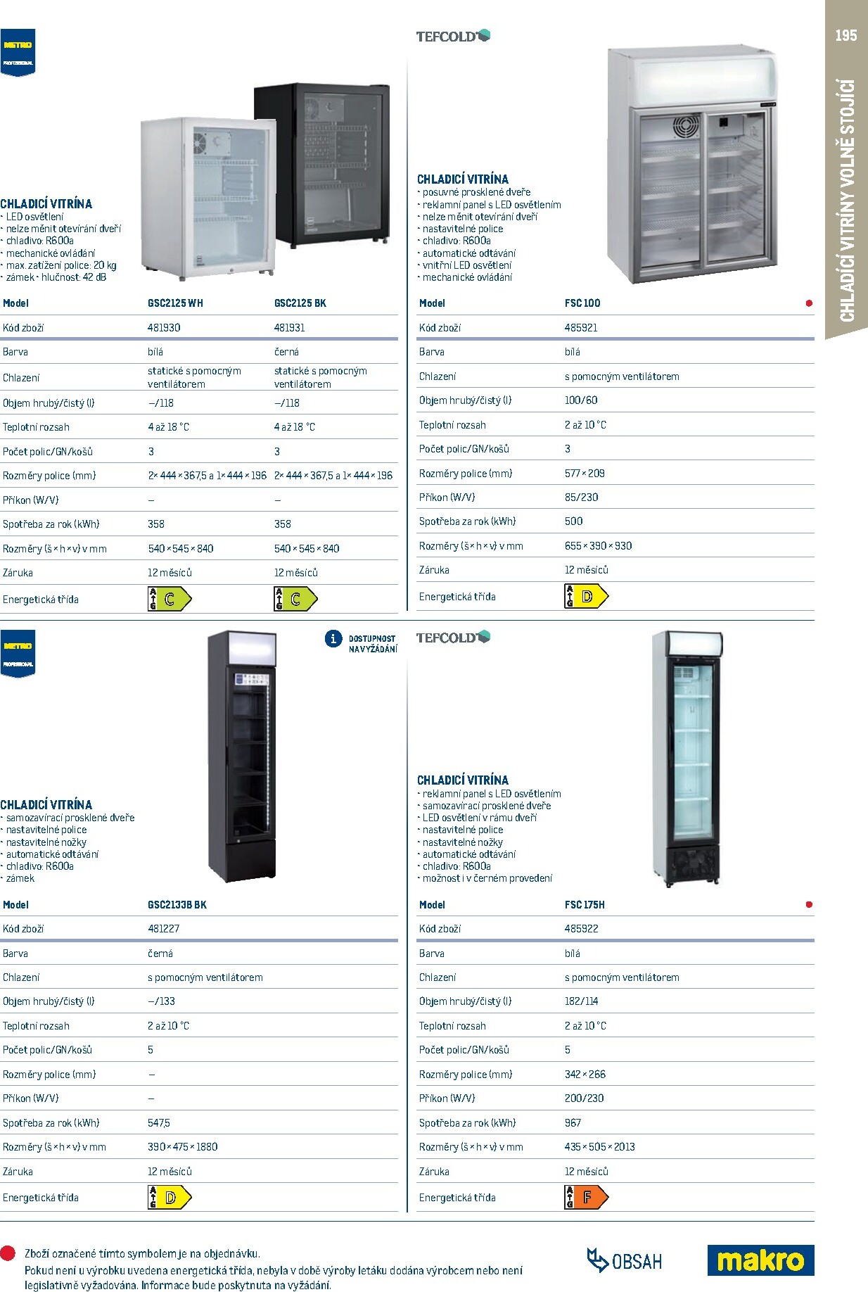 makro - Makro - Gastro vybavení a zařízení leták platný od neděle 01.02.2026 do neděle 31.01.2027 - page: 195