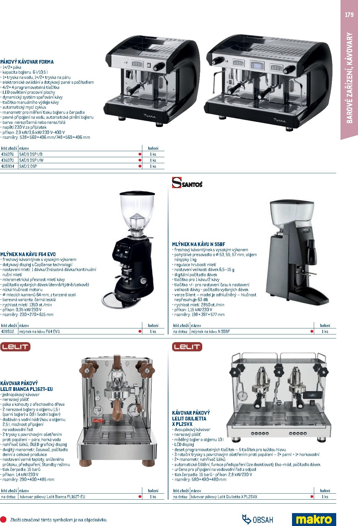 makro - Makro - Gastro vybavení a zařízení leták platný od neděle 01.02.2026 do neděle 31.01.2027 - page: 179