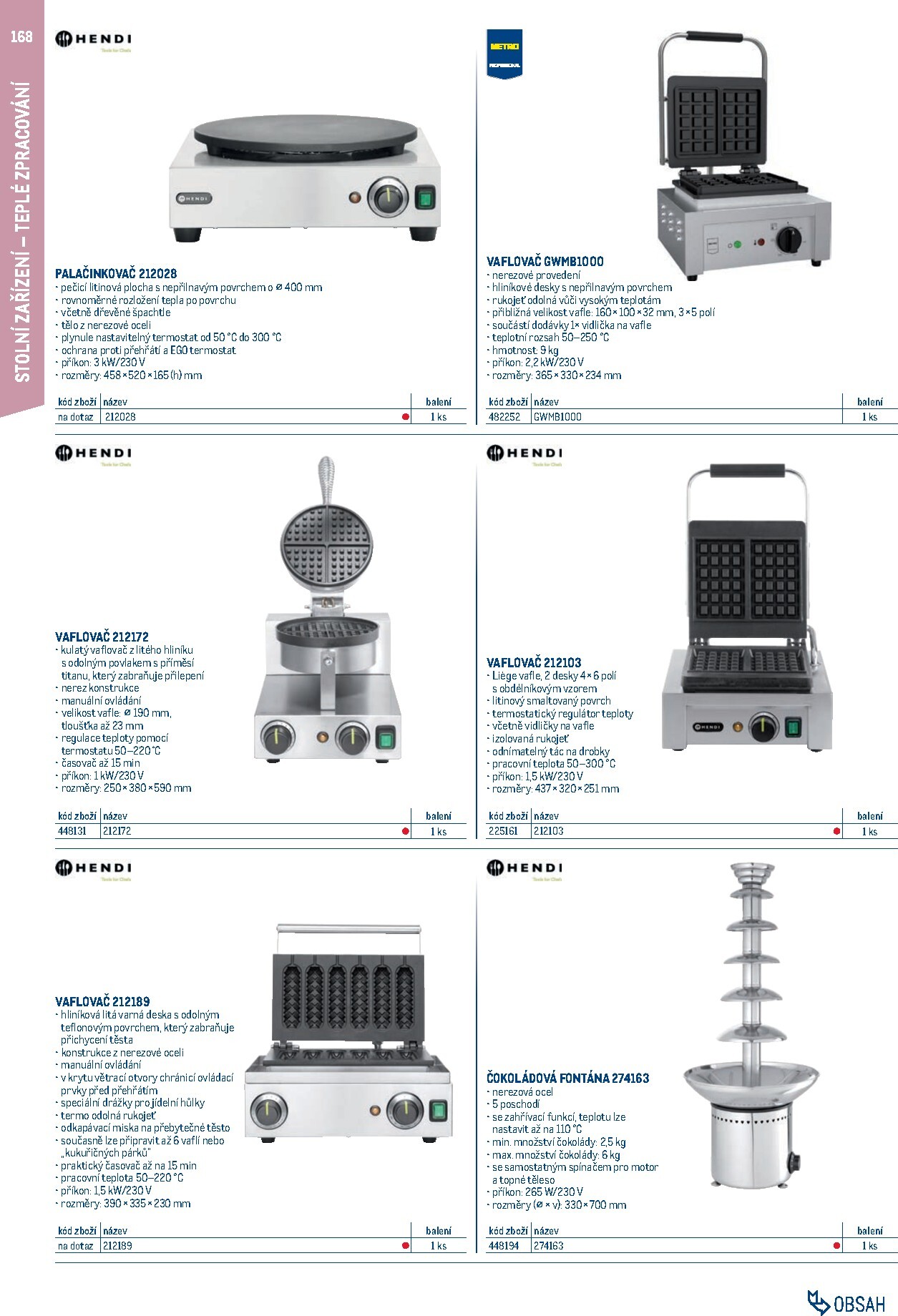 makro - Makro - Gastro vybavení a zařízení leták platný od neděle 01.02.2026 do neděle 31.01.2027 - page: 168