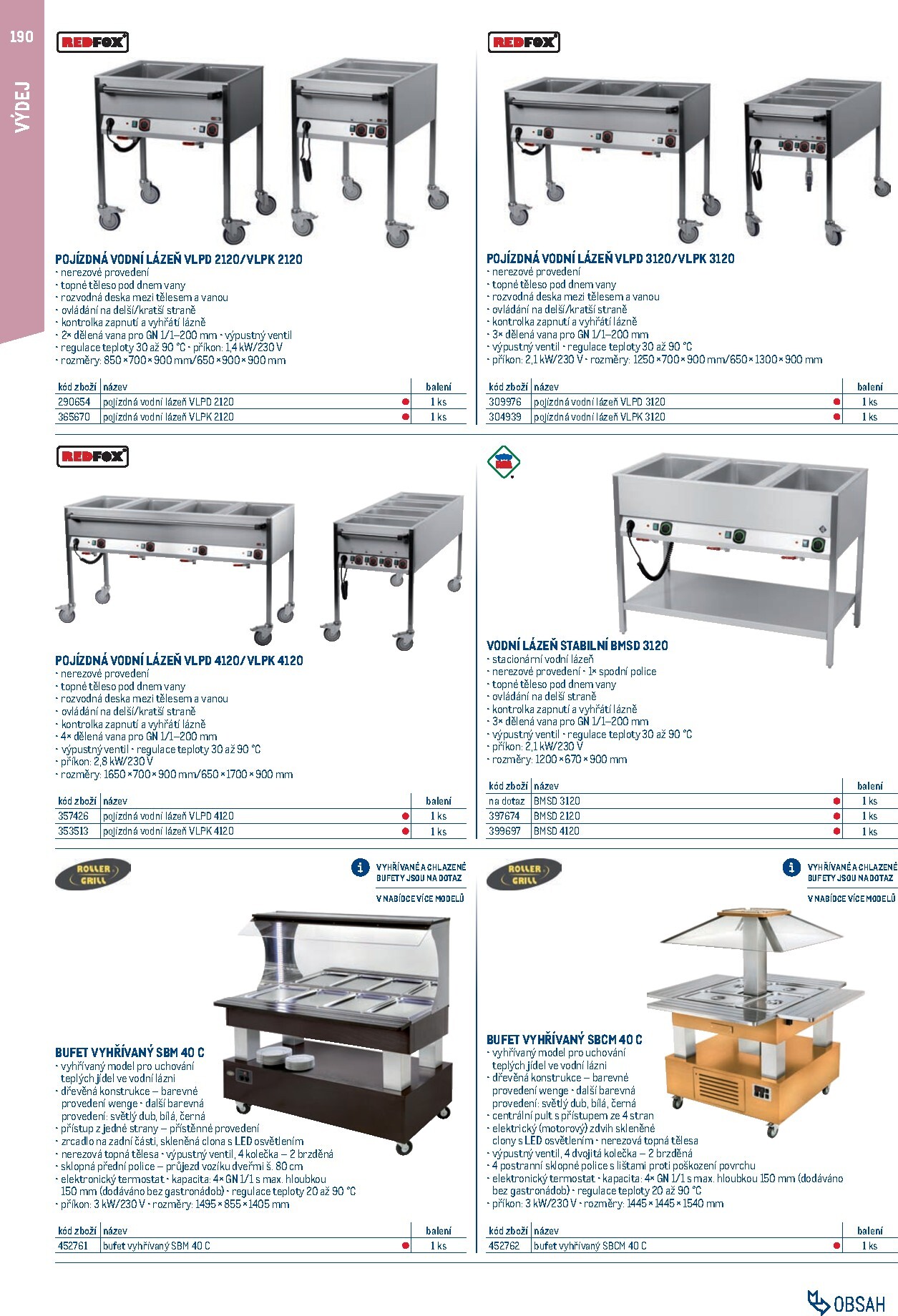 makro - Makro - Gastro vybavení a zařízení leták platný od neděle 01.02.2026 do neděle 31.01.2027 - page: 190