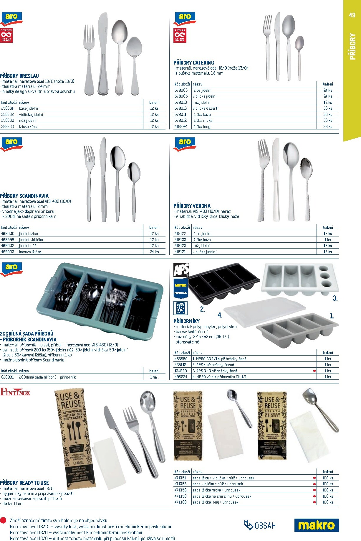 makro - Makro - Gastro vybavení a zařízení leták platný od neděle 01.02.2026 do neděle 31.01.2027 - page: 49