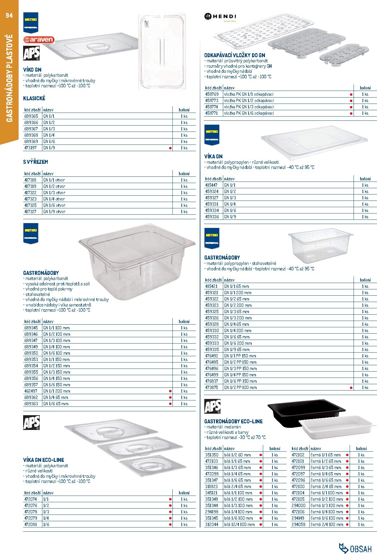 makro - Makro - Gastro vybavení a zařízení leták platný od neděle 01.02.2026 do neděle 31.01.2027 - page: 94