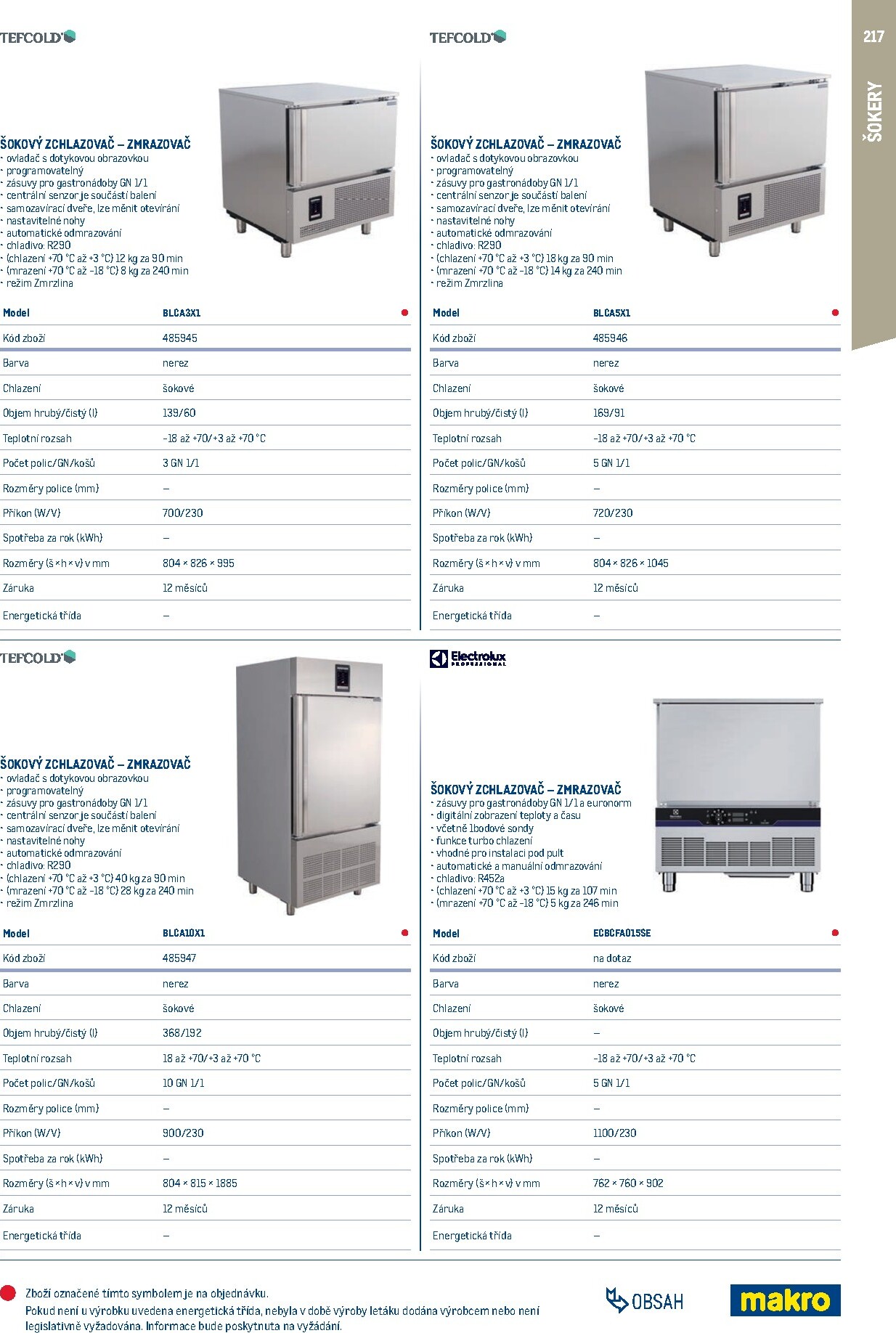 makro - Makro - Gastro vybavení a zařízení leták platný od neděle 01.02.2026 do neděle 31.01.2027 - page: 217