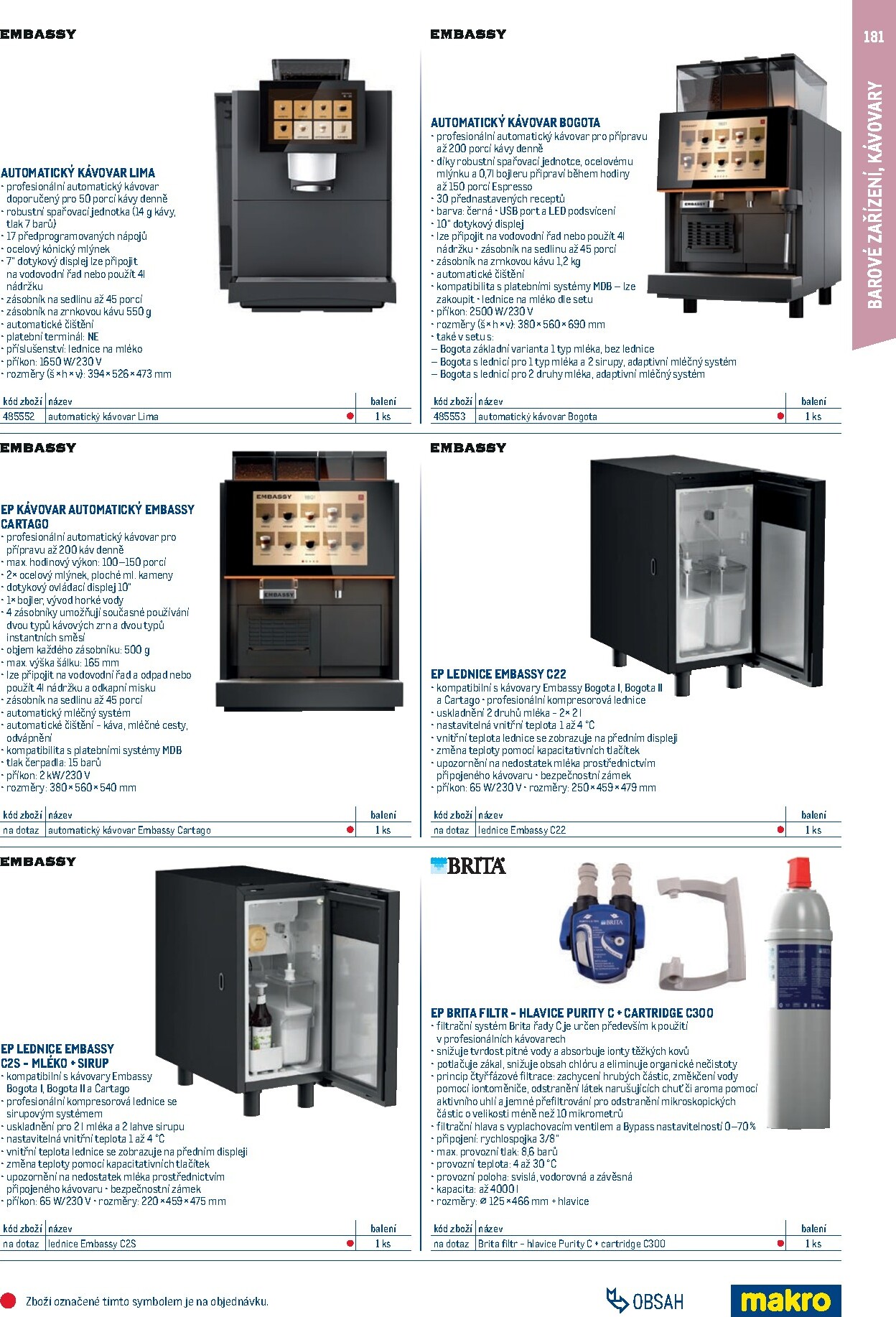 makro - Makro - Gastro vybavení a zařízení leták platný od neděle 01.02.2026 do neděle 31.01.2027 - page: 181