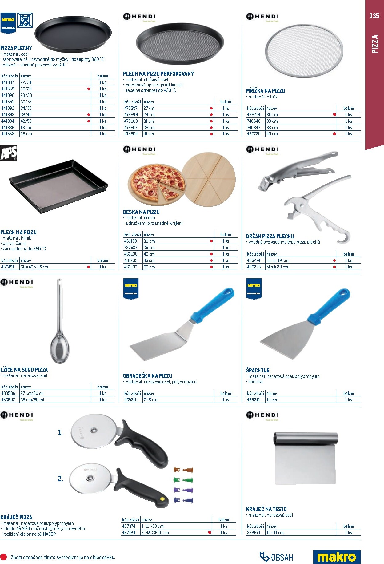 makro - Makro - Gastro vybavení a zařízení leták platný od neděle 01.02.2026 do neděle 31.01.2027 - page: 135