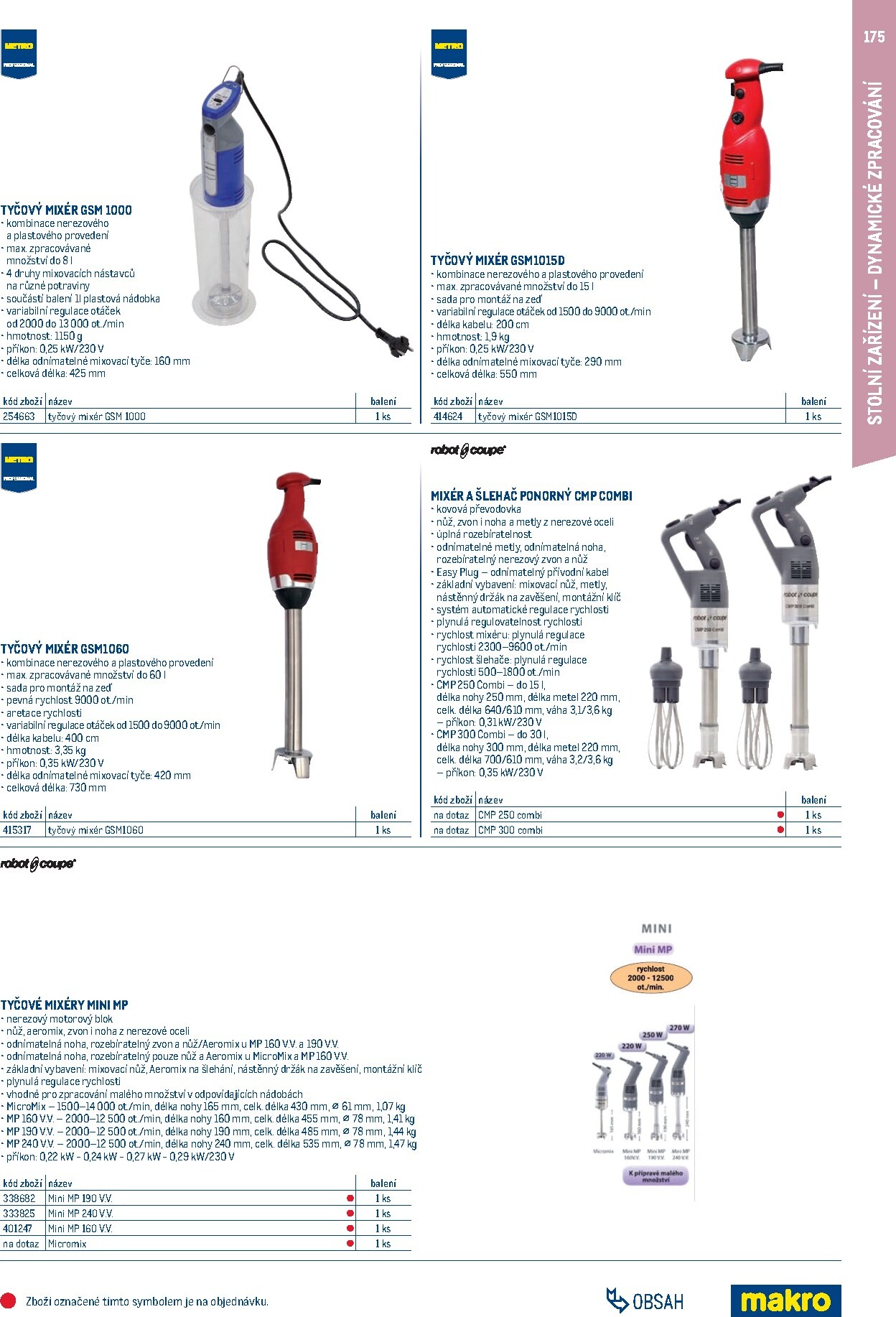makro - Makro - Gastro vybavení a zařízení leták platný od neděle 01.02.2026 do neděle 31.01.2027 - page: 175