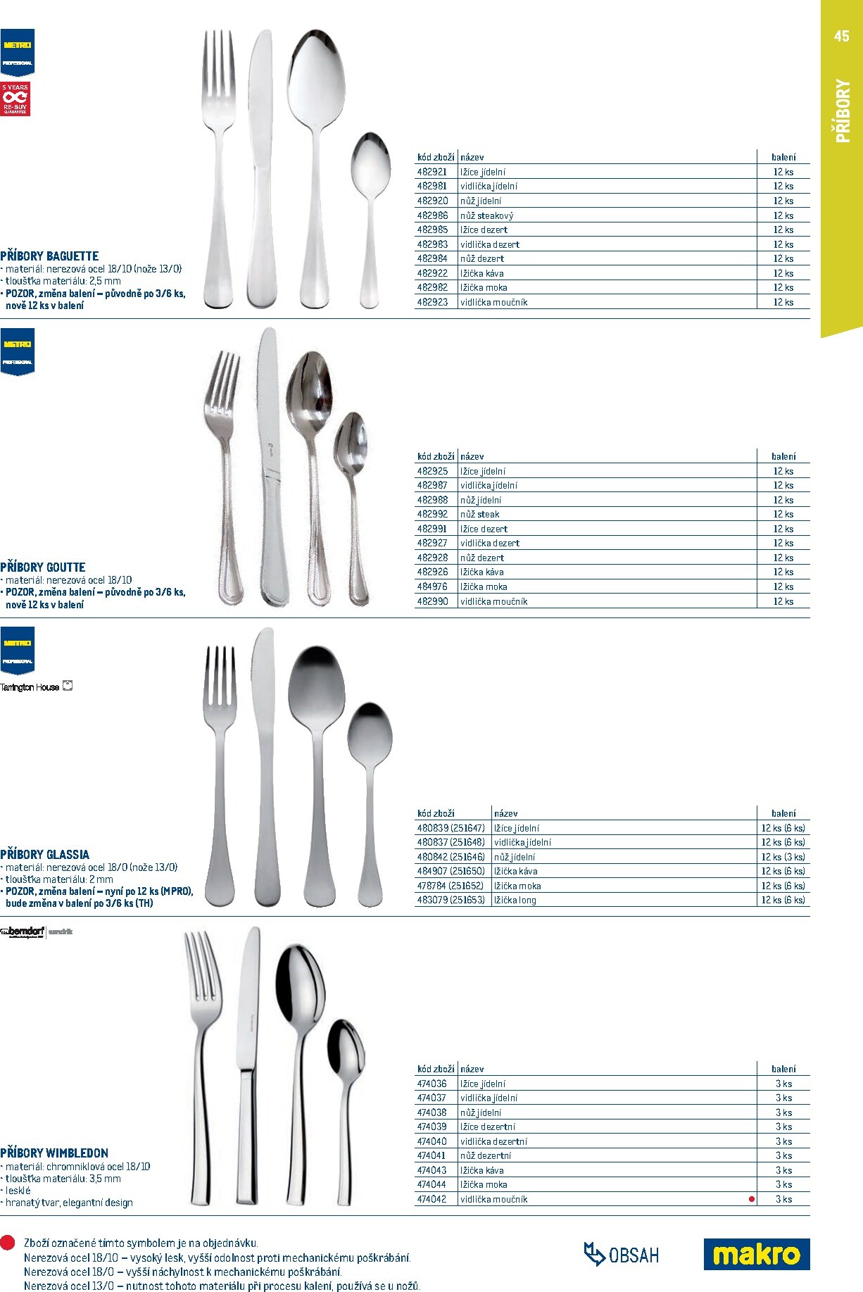 makro - Makro - Gastro vybavení a zařízení leták platný od neděle 01.02.2026 do neděle 31.01.2027 - page: 45