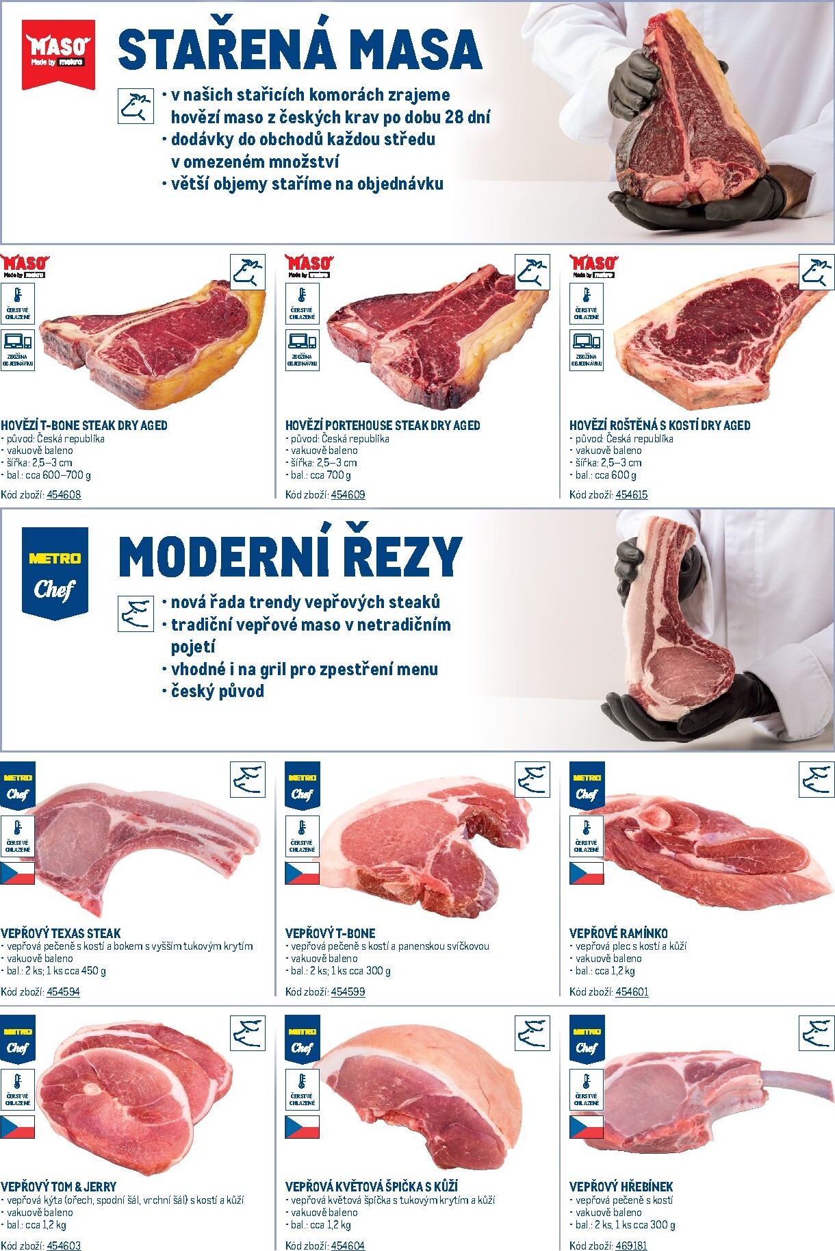 makro - Makro - Stařená masa a moderní řezy leták platný od čtvrtka 01.01.2026 do čtvrtka 31.12.2026