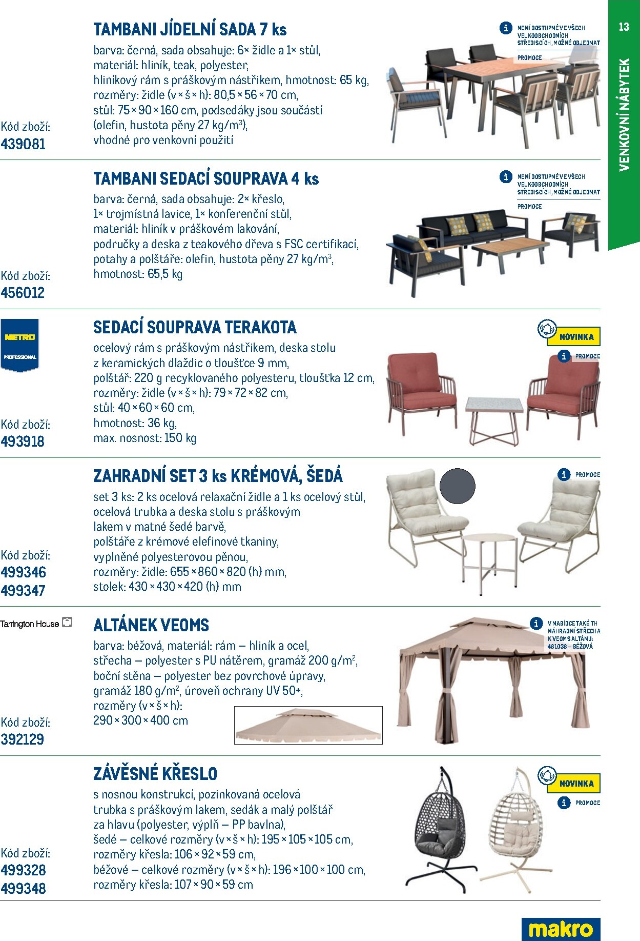 makro - Makro - Venkovní vybavení leták platný od čtvrtka 05.03.2026 do čtvrtka 31.12.2026 - page: 13