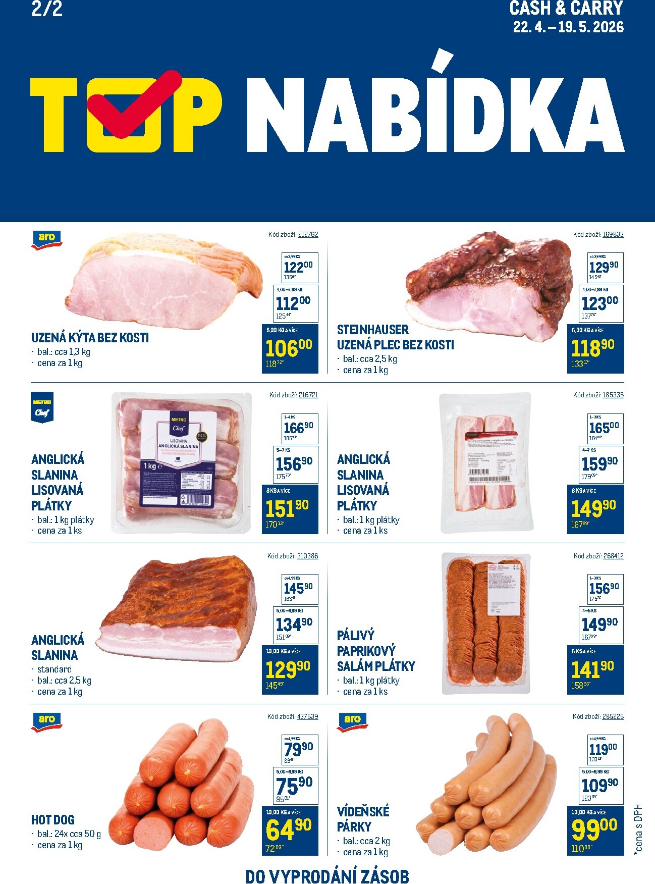makro - Aktuální Makro - TOP uzeniny leták platný od středy 22.04.2026 do úterý 19.05.2026 - page: 2